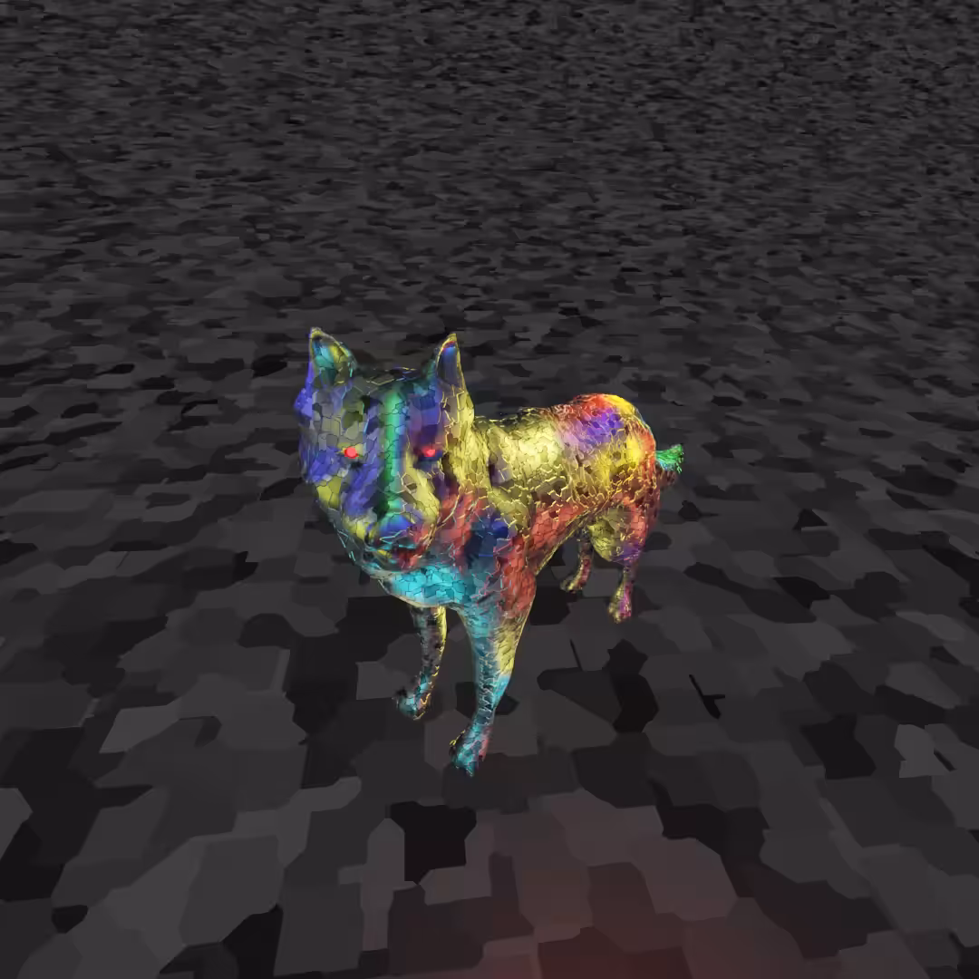 Metal wolf 