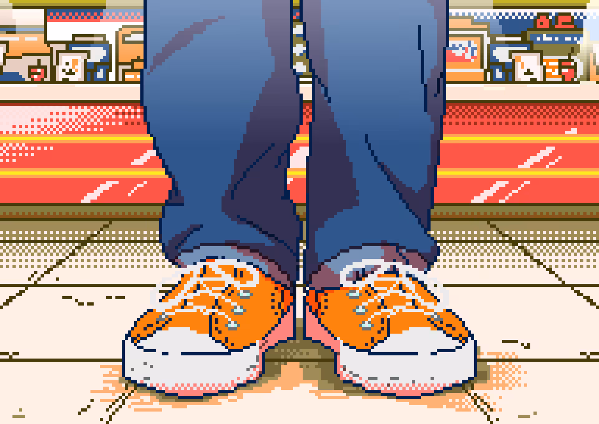 PINK TRASH'S SHOES #2