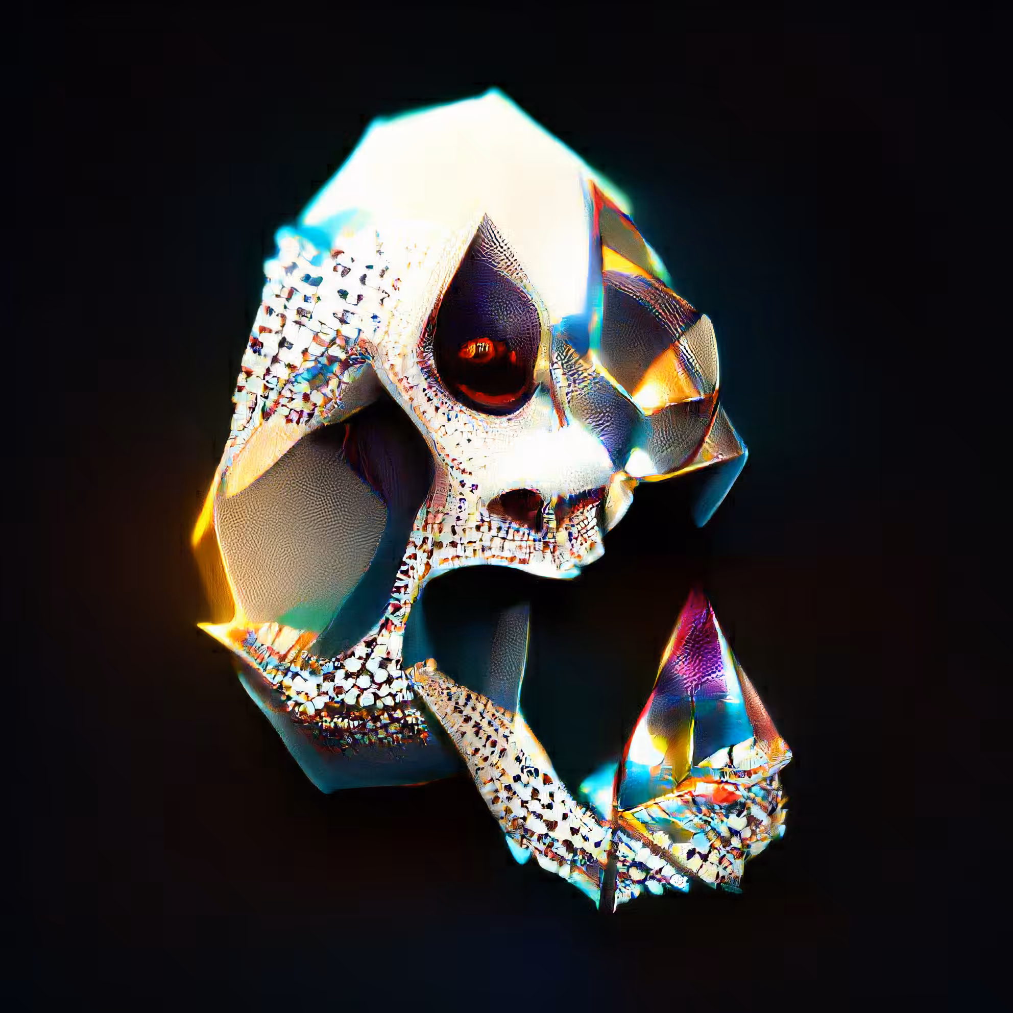 "Algorithm Skull 001"