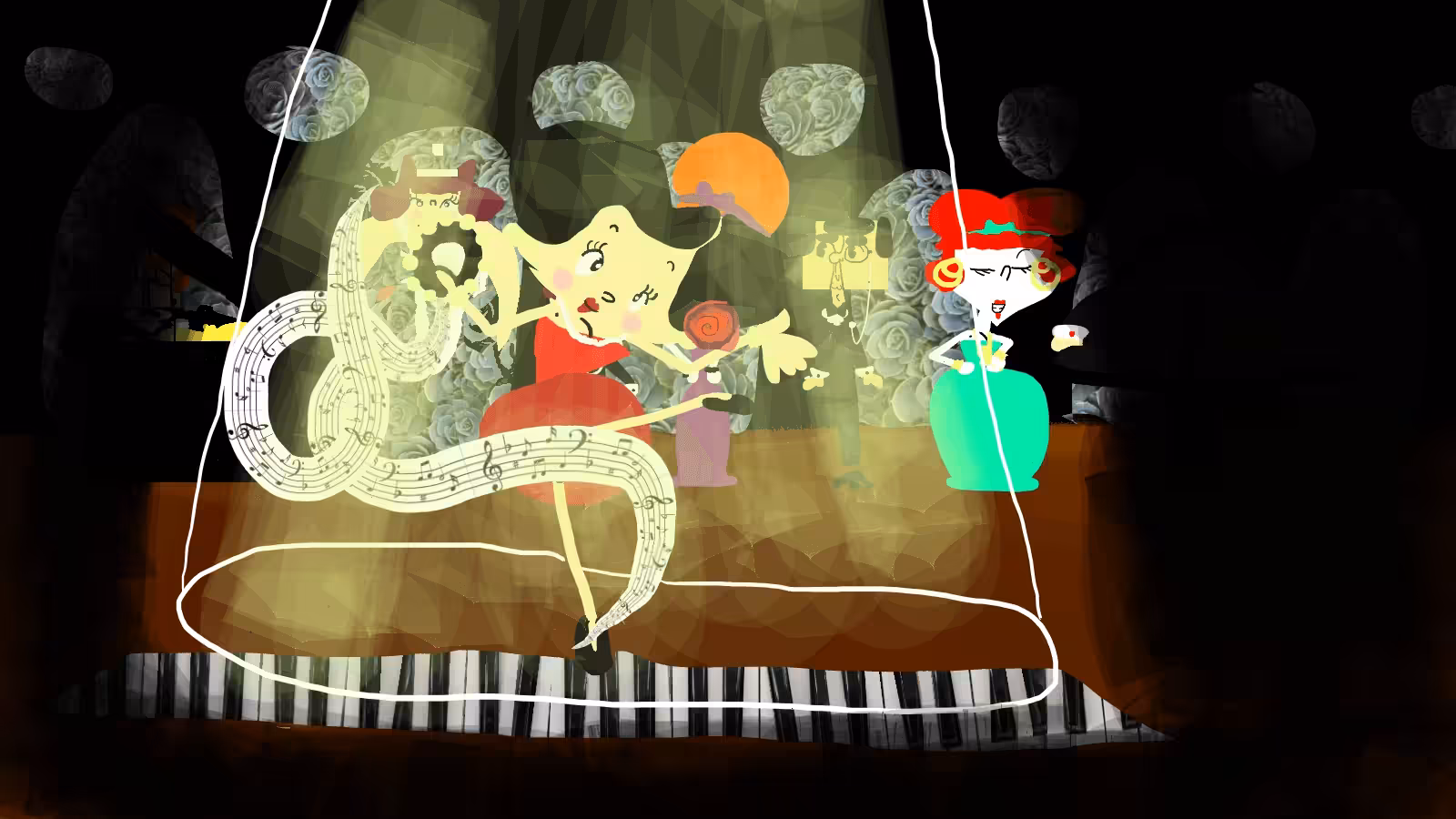 She is tap dancing -by Nadia