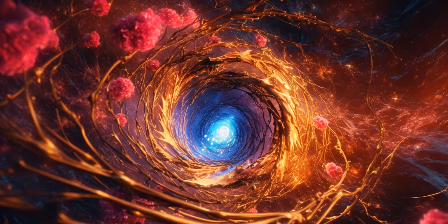 AI Florals: Floral Wormhole 4