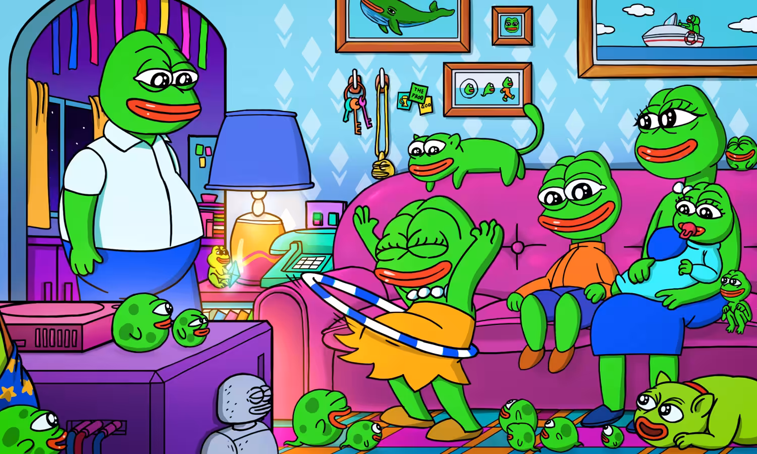 Pepe Hula hoop dance 🐸
