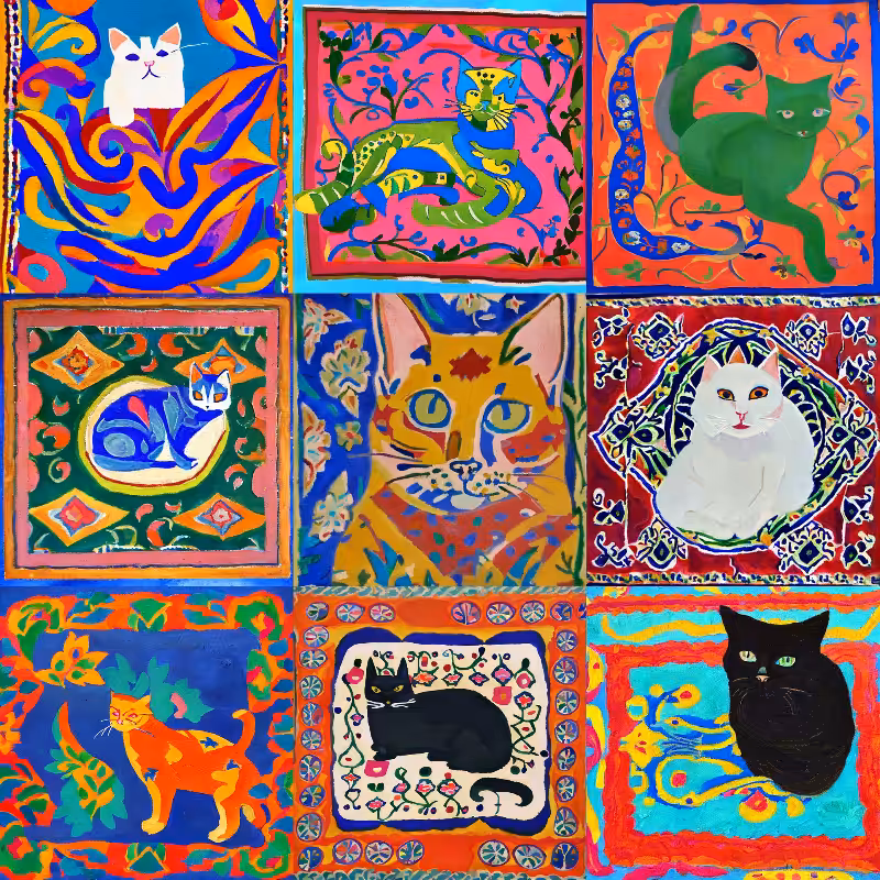 99 Patchworks of 9 Lives #1