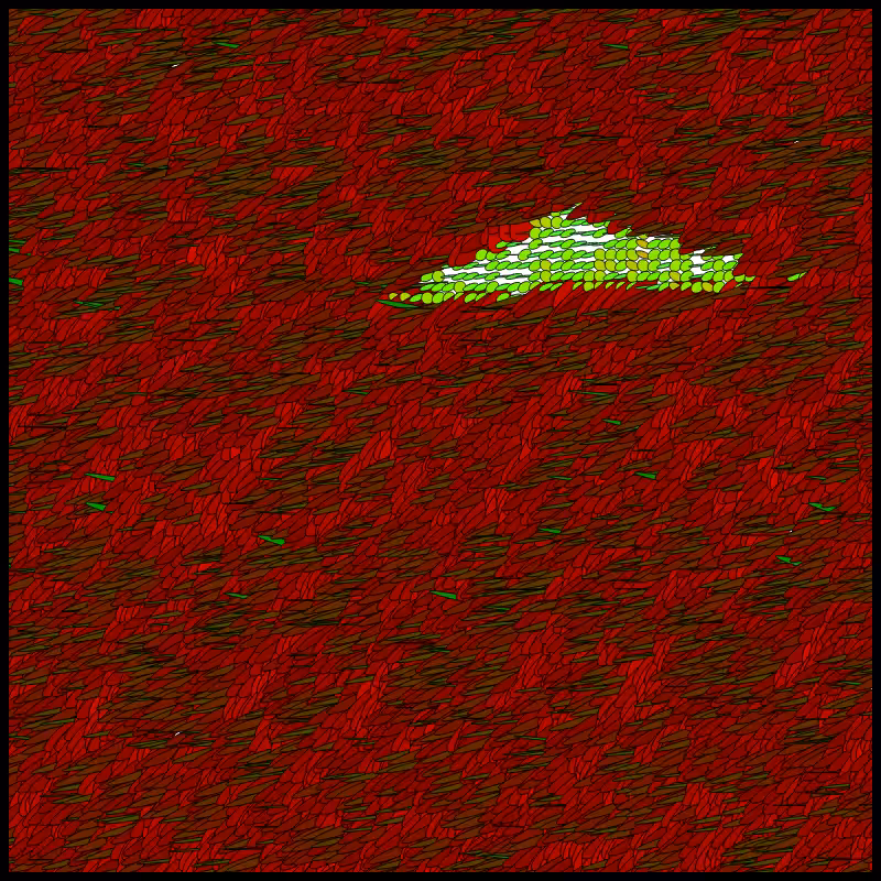 Flow Field Circles Triangle #95
