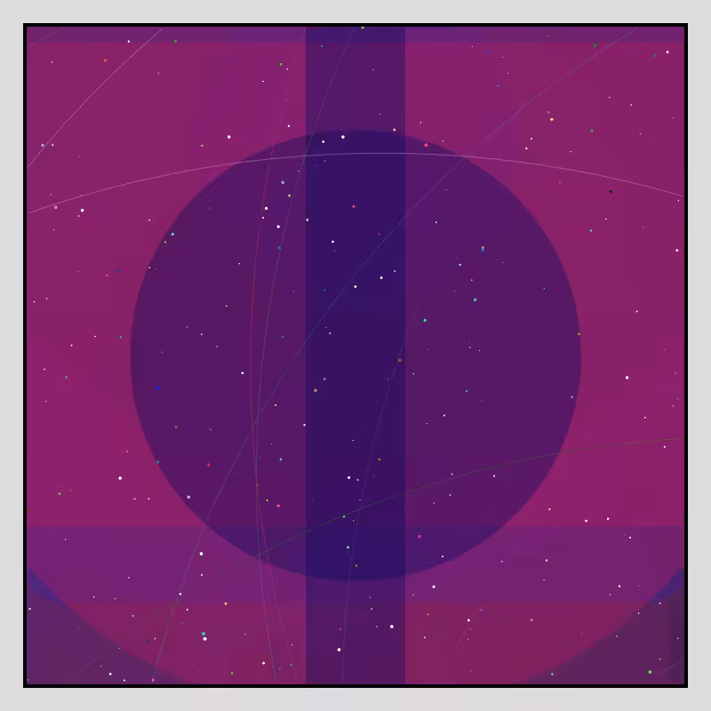 Color Field Starry B #164