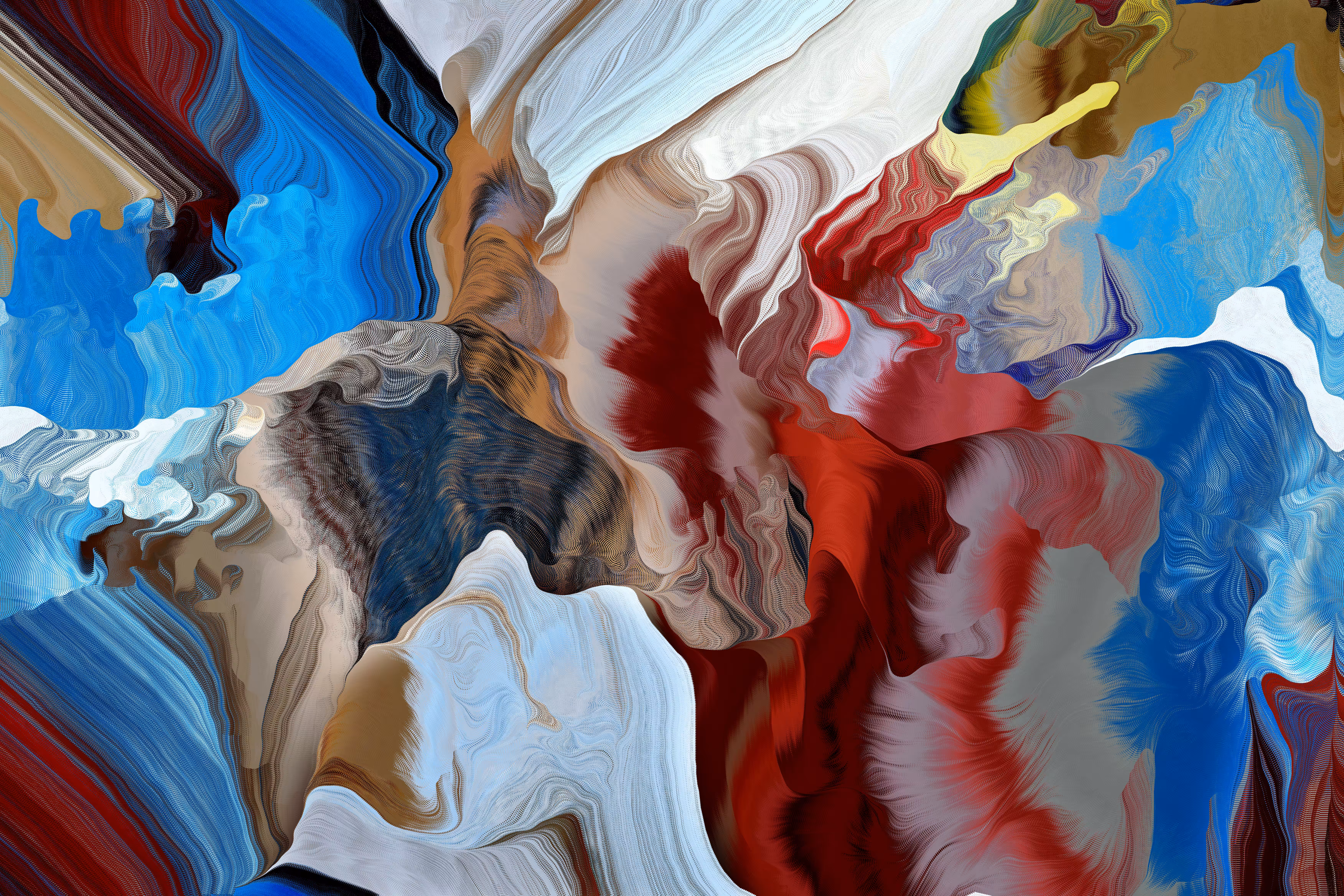 Pixel Digressions: red table 3
