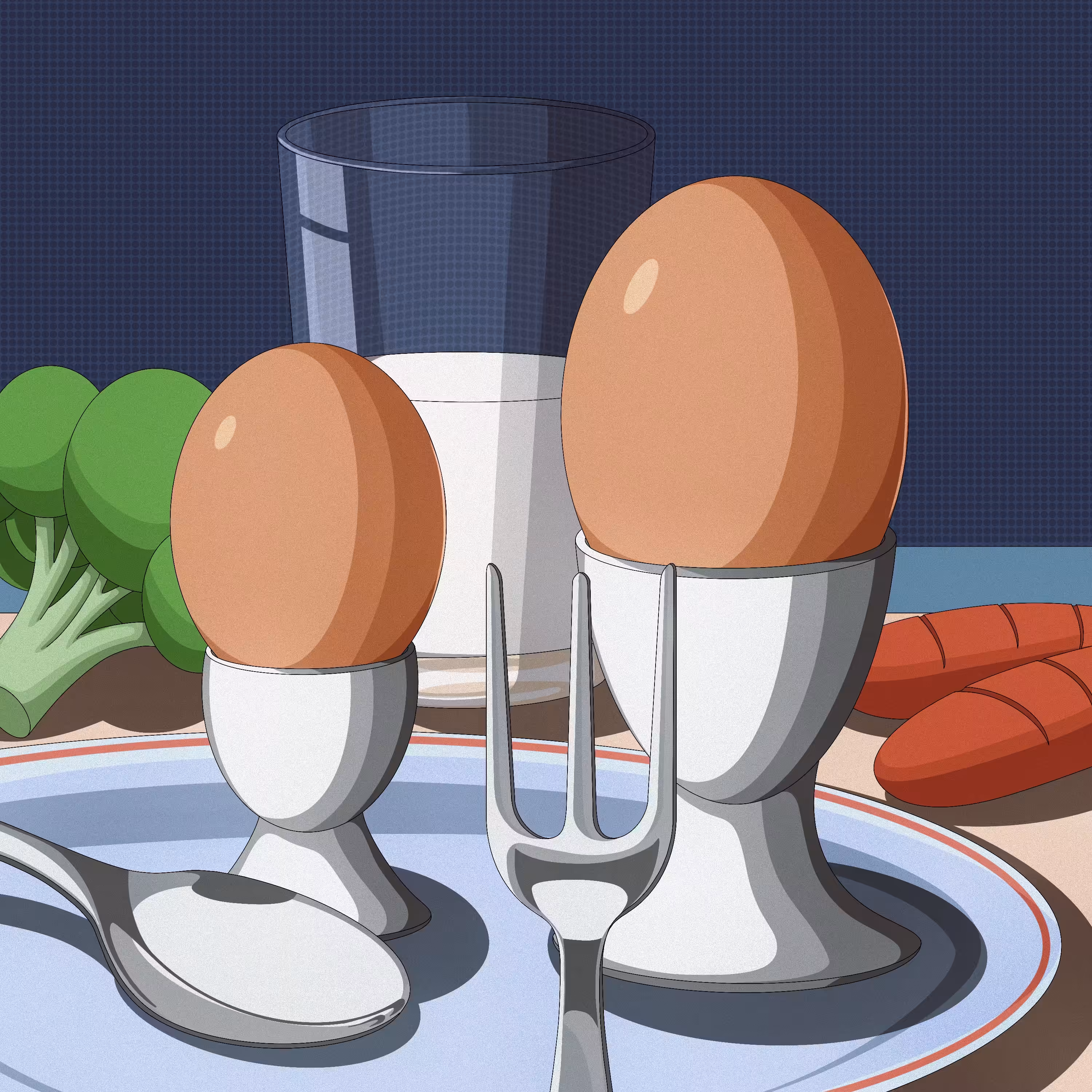 Not American Eggs Gothic