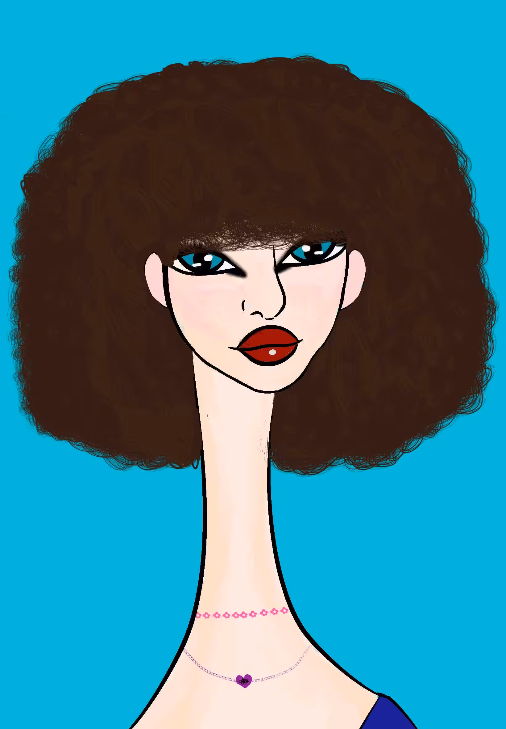 Long Neckie Lady #2082