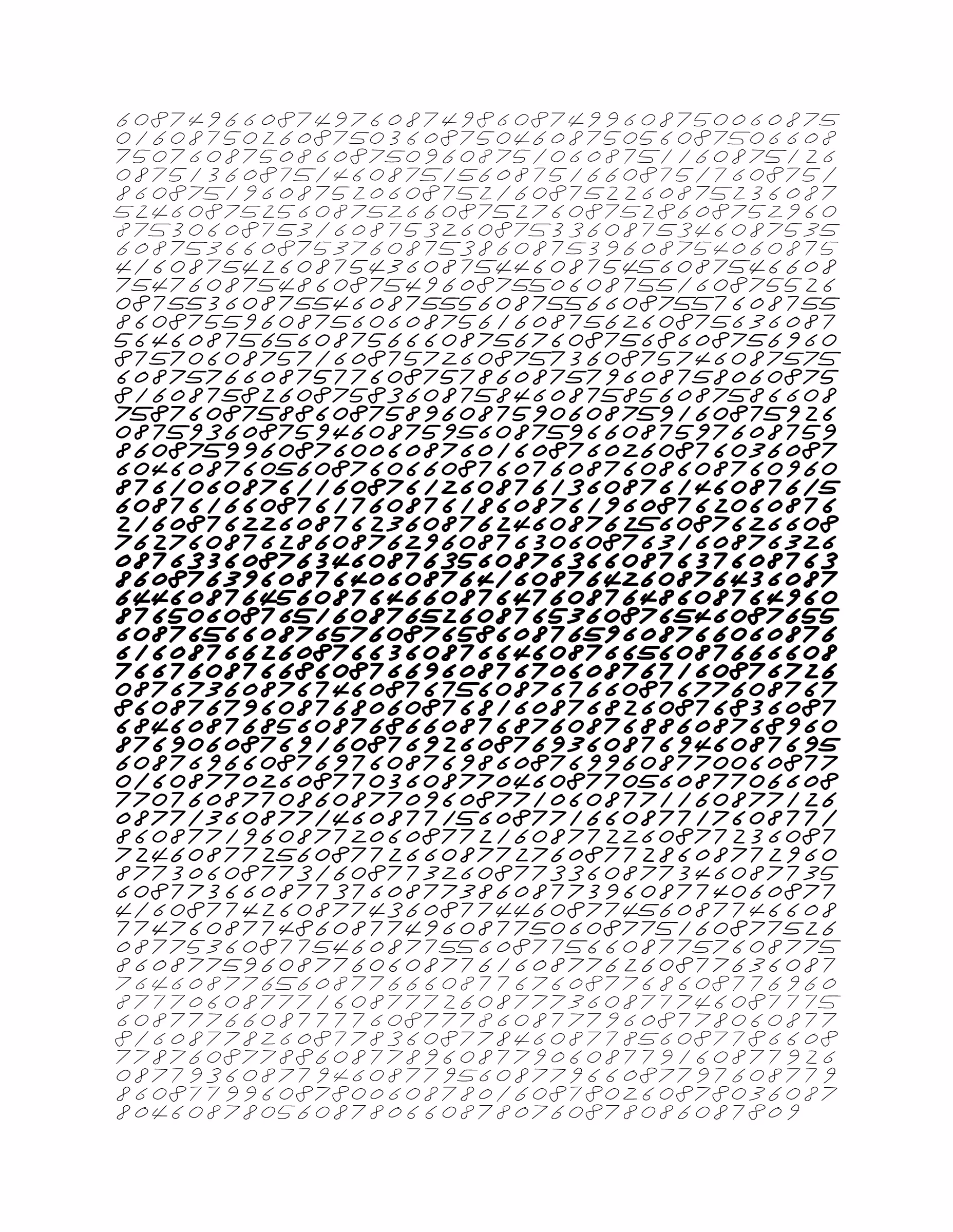 Endless (5,607,250 to Infinity) #1596
