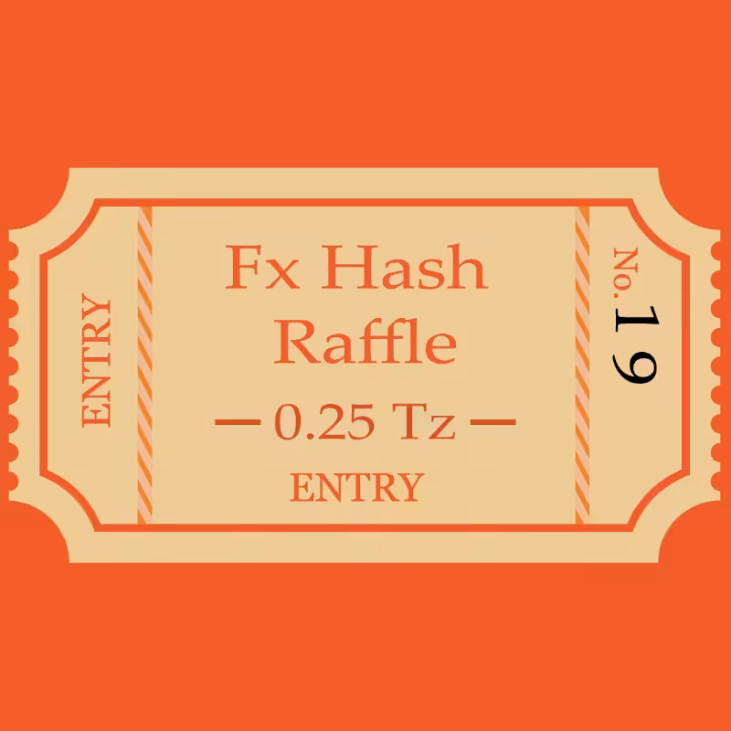 Tezos Raffle Ticket #1