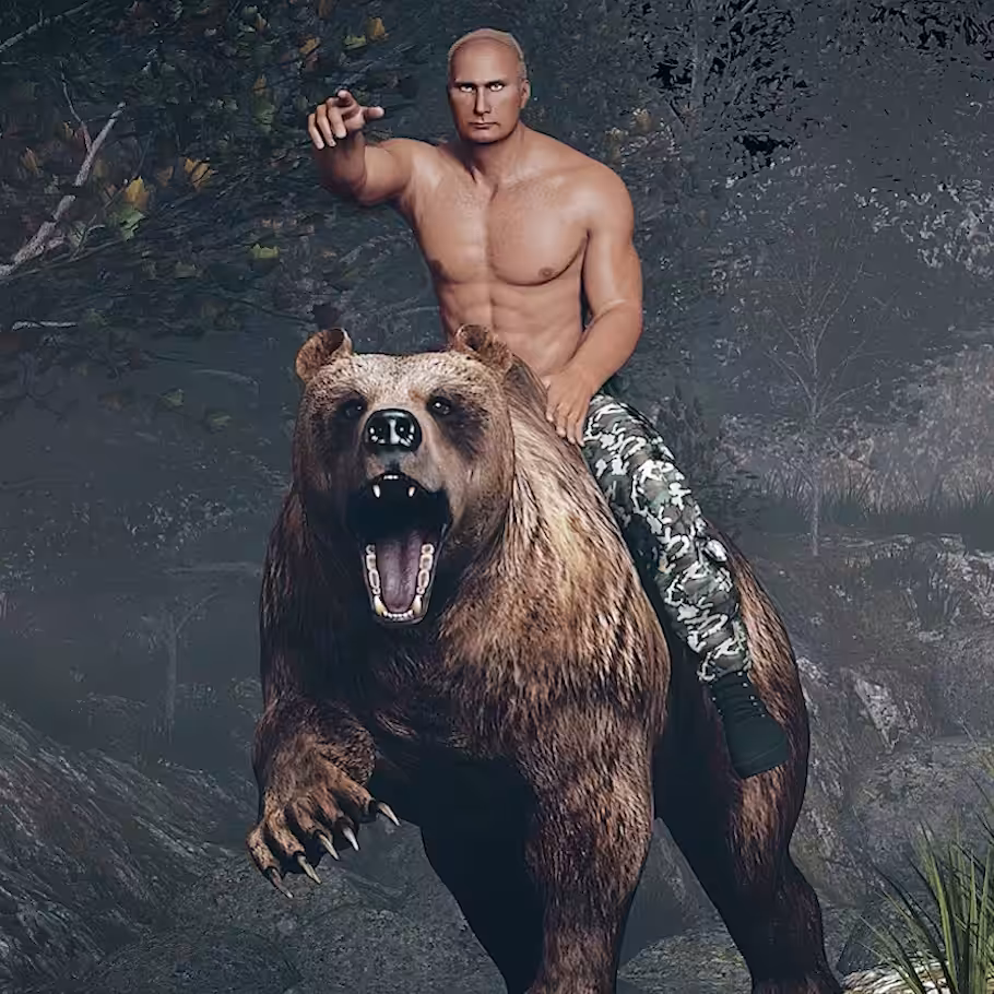 Putin. Russian Bear
