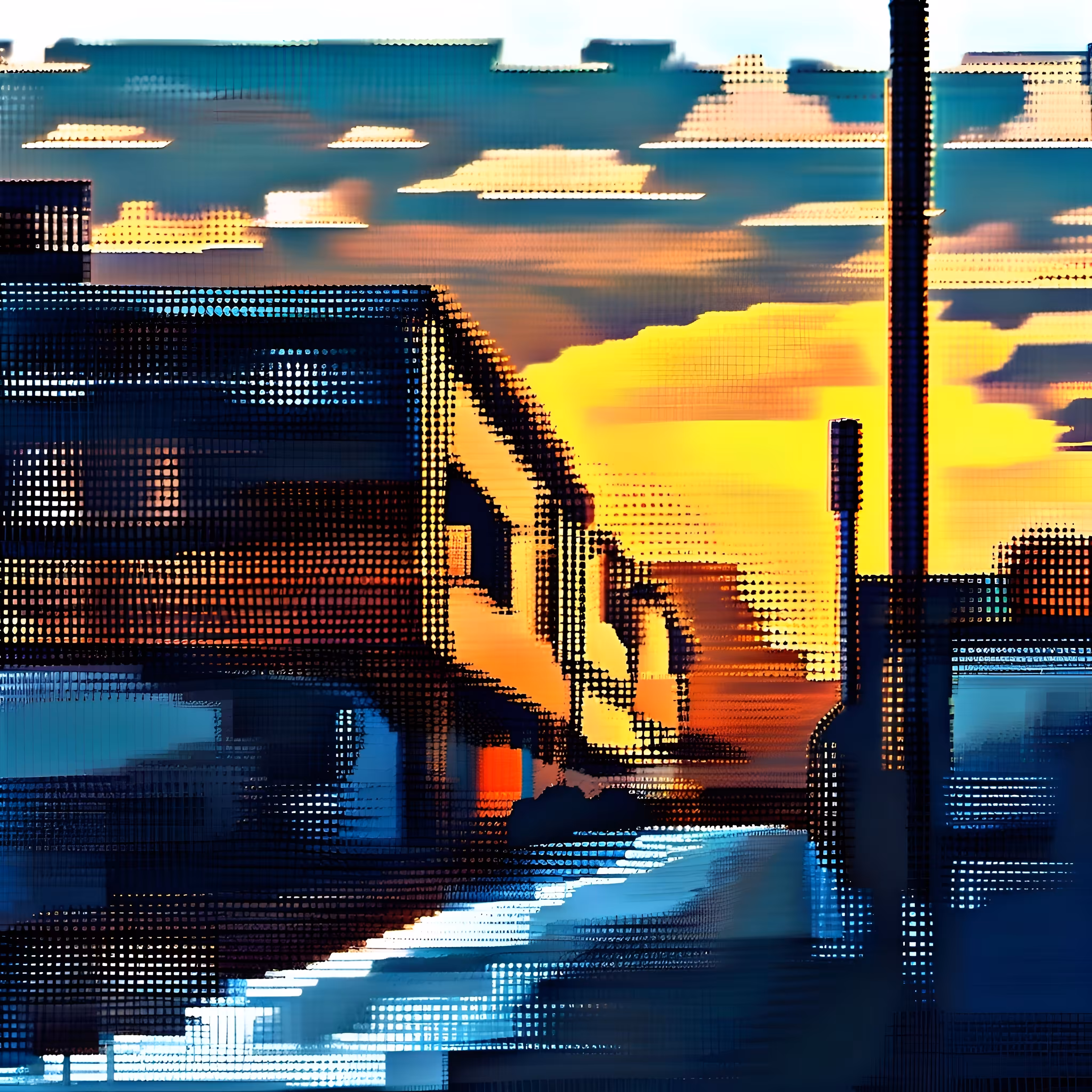 Pixel Sunset