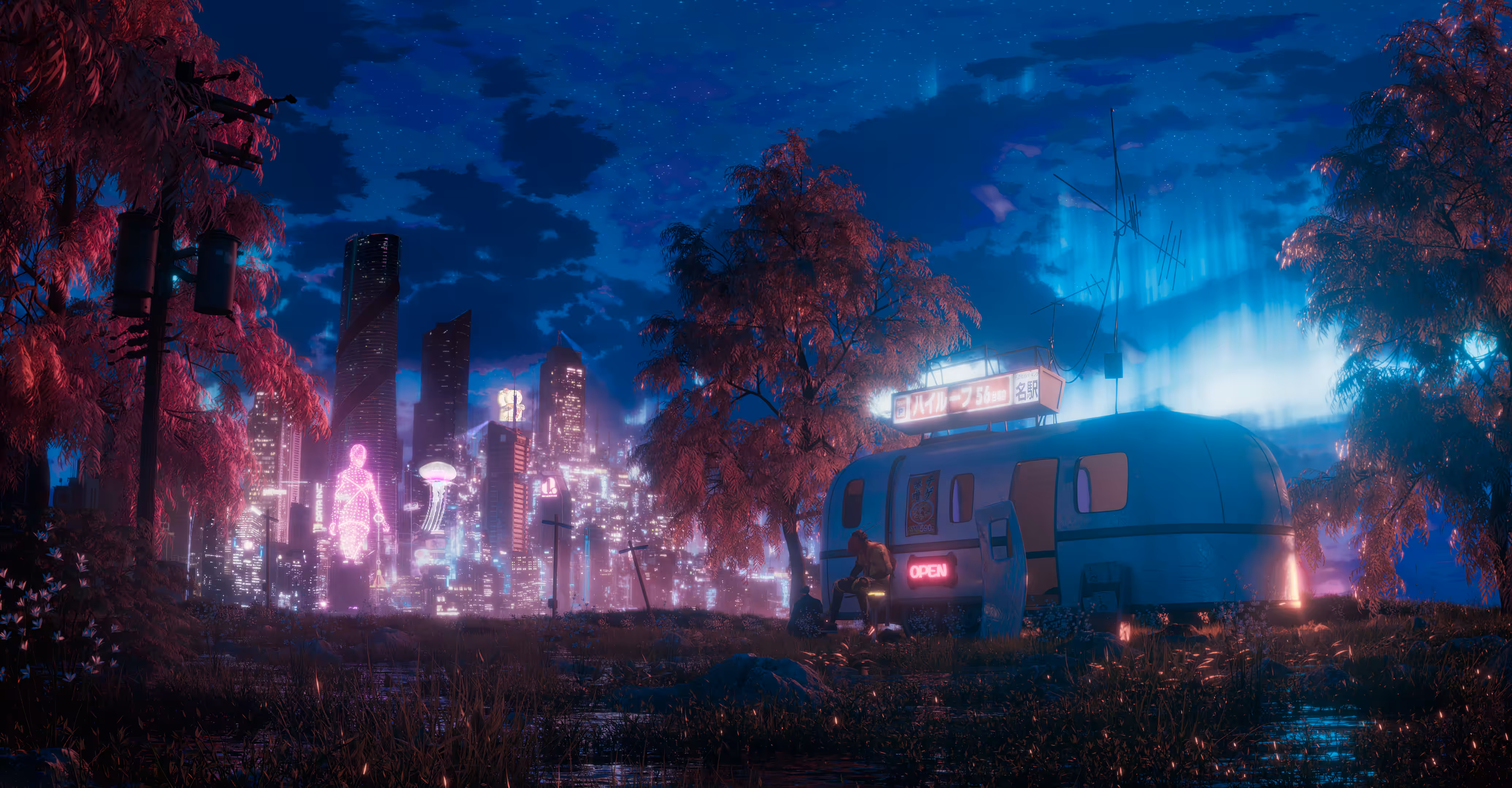 Civilization Outpost - Night