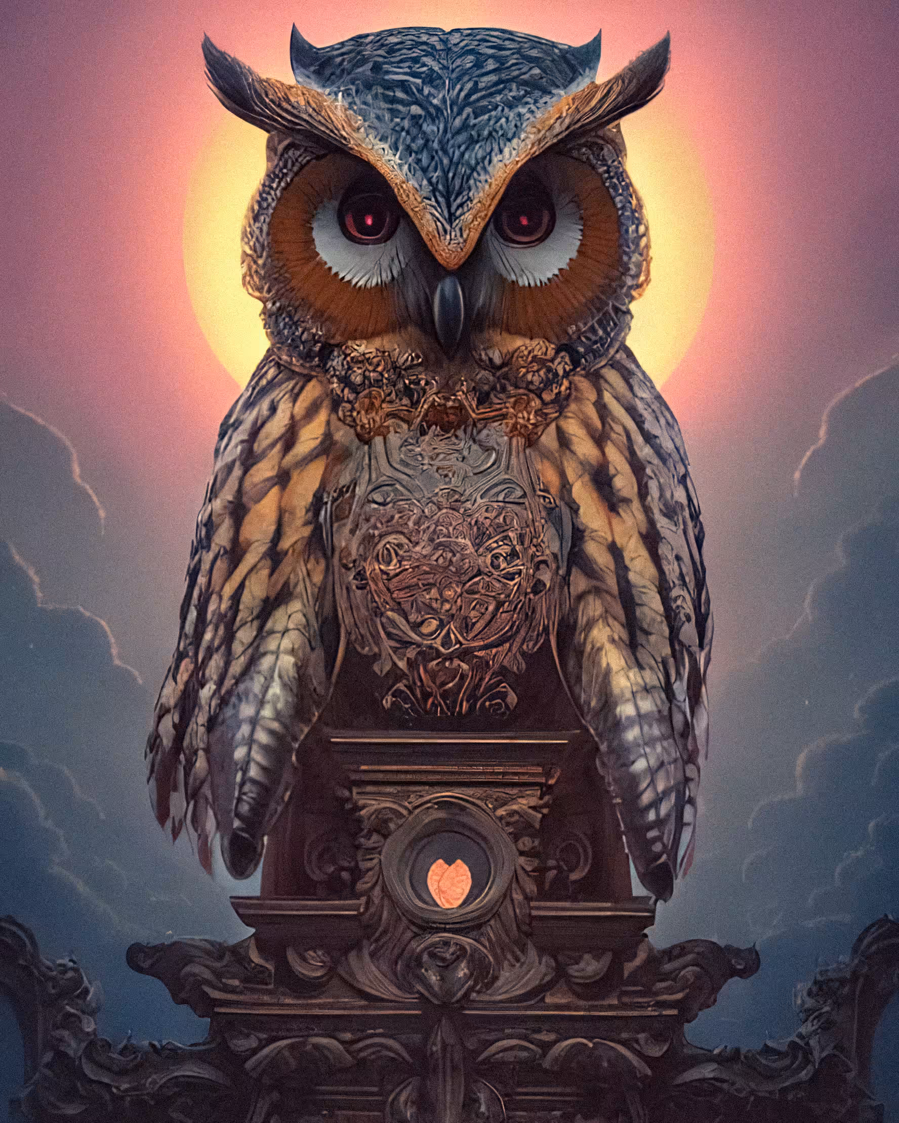 Owl of the Setting Sun