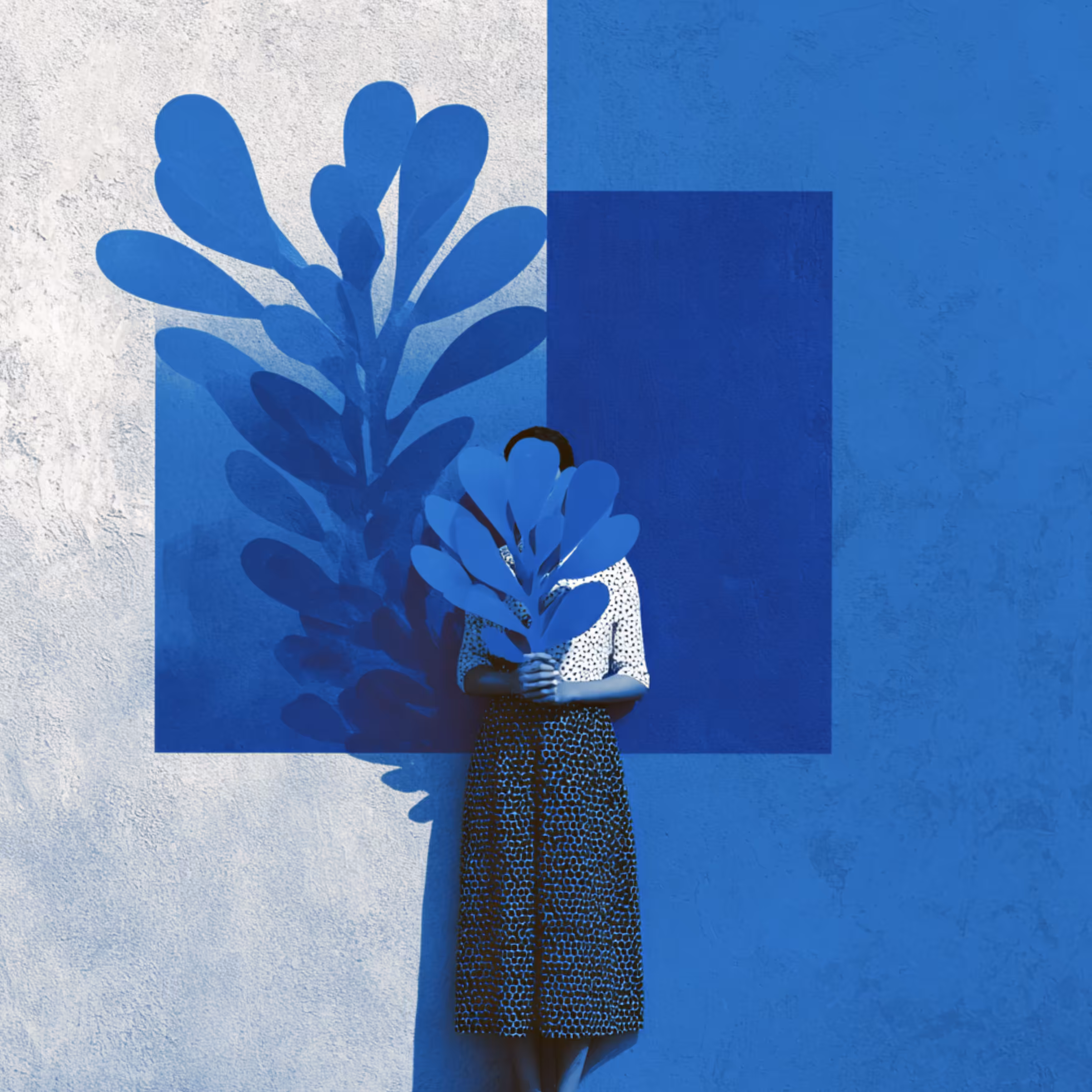 Shy blue