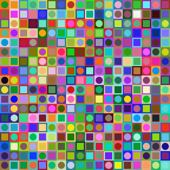 Square Dot Composition #172
