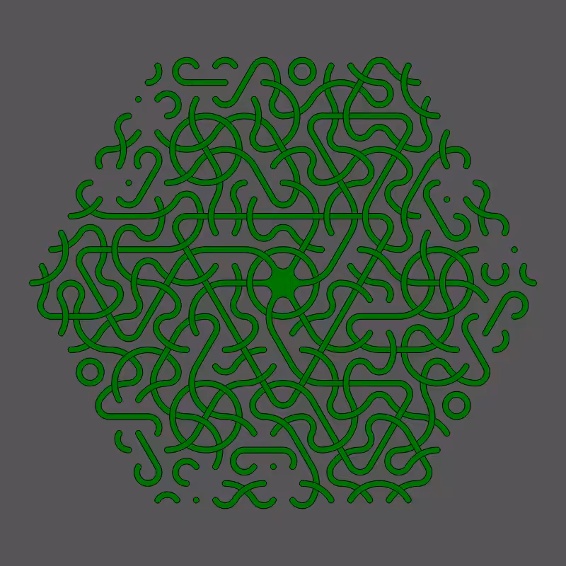 Threefold Symmetry - Dark Variations #80