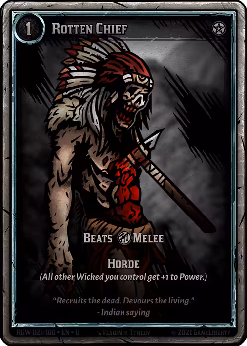 Rogue West: Crypto TCG (Legacy): Rotten Chief