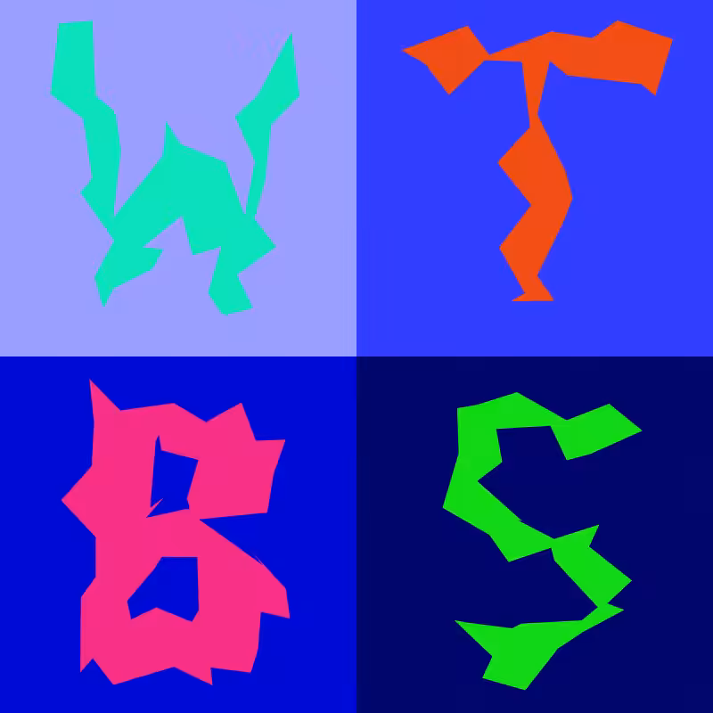 Waiting To Be Signed Logo with Wobbles #202