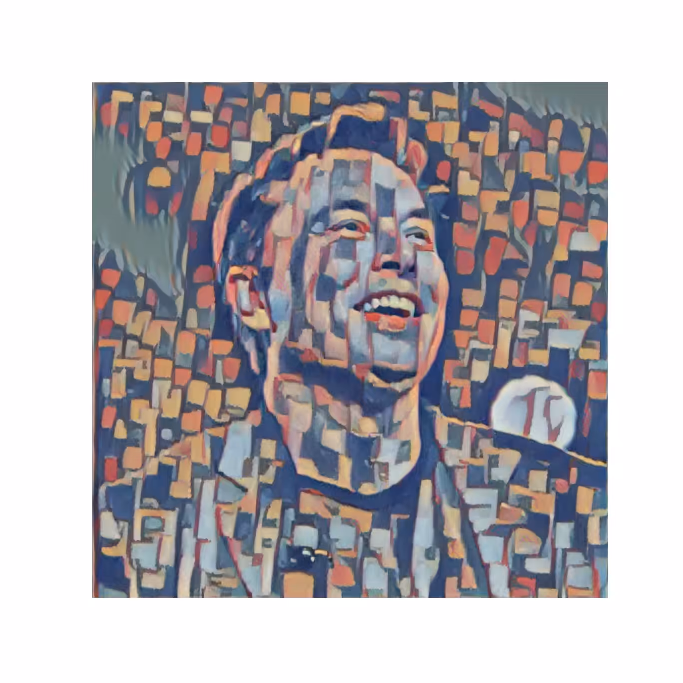 Elon musk stylized via AI style transfer #5