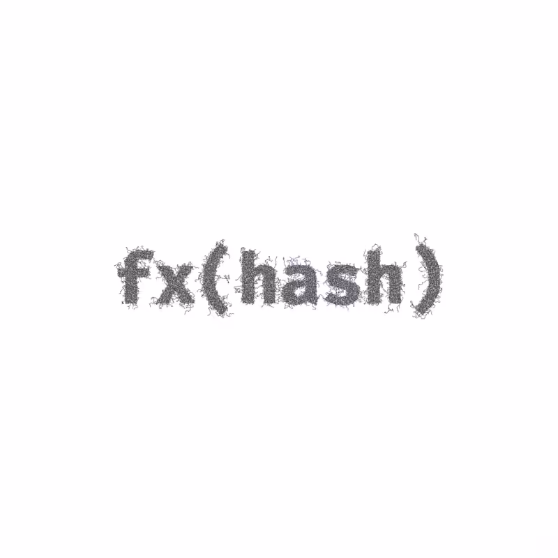 FXHASH Generative Logo #848