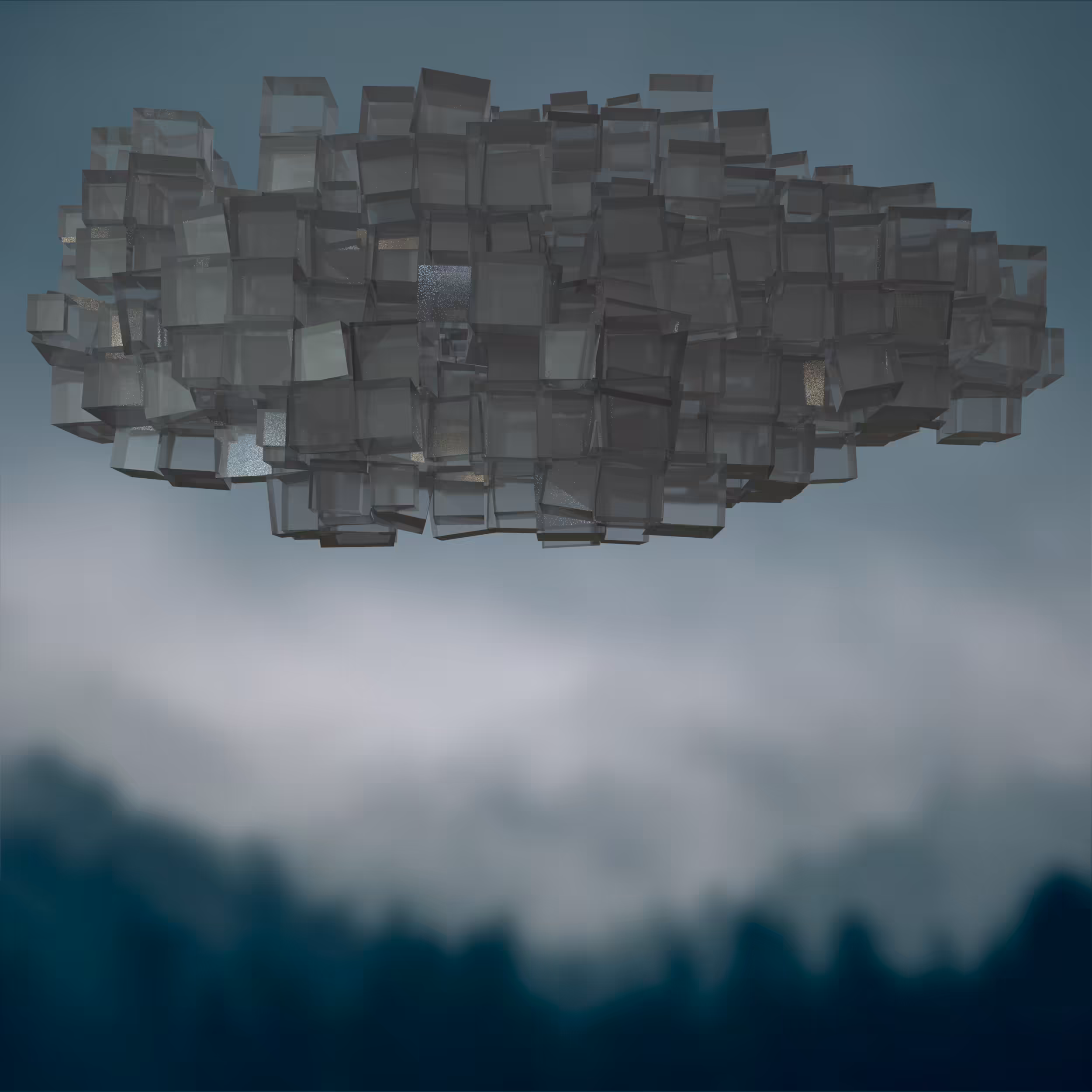 One stormy cloud