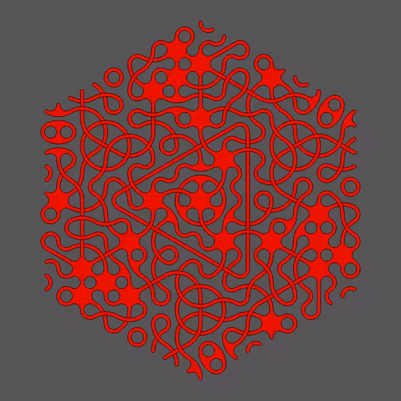 Threefold Symmetry - Dark Variations #235