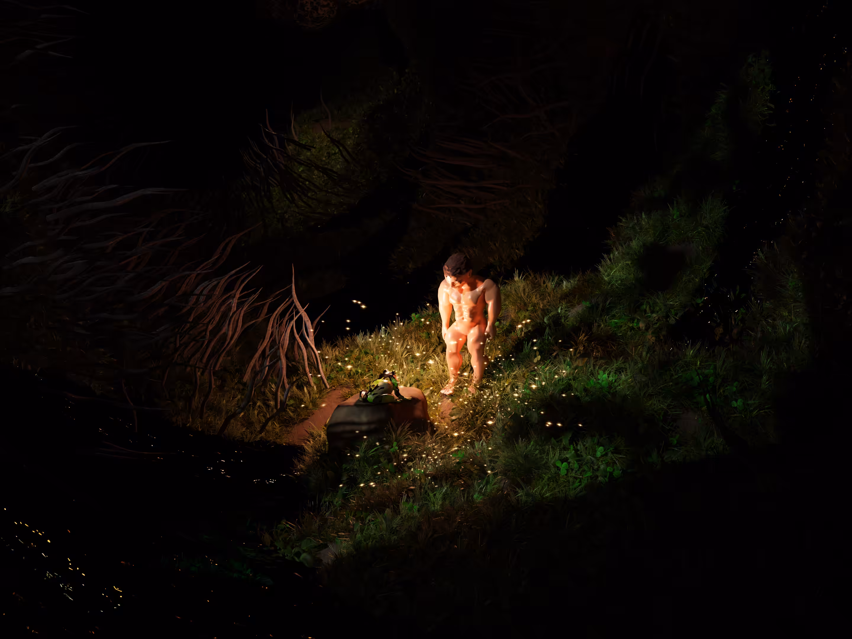 Juje meets the frog