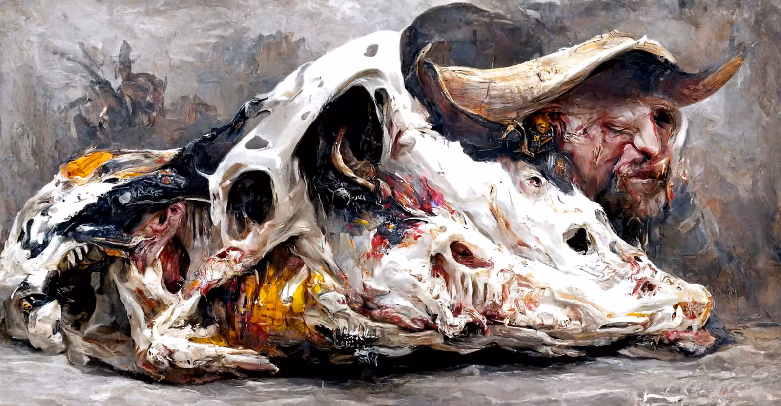 "Cow skull"-11