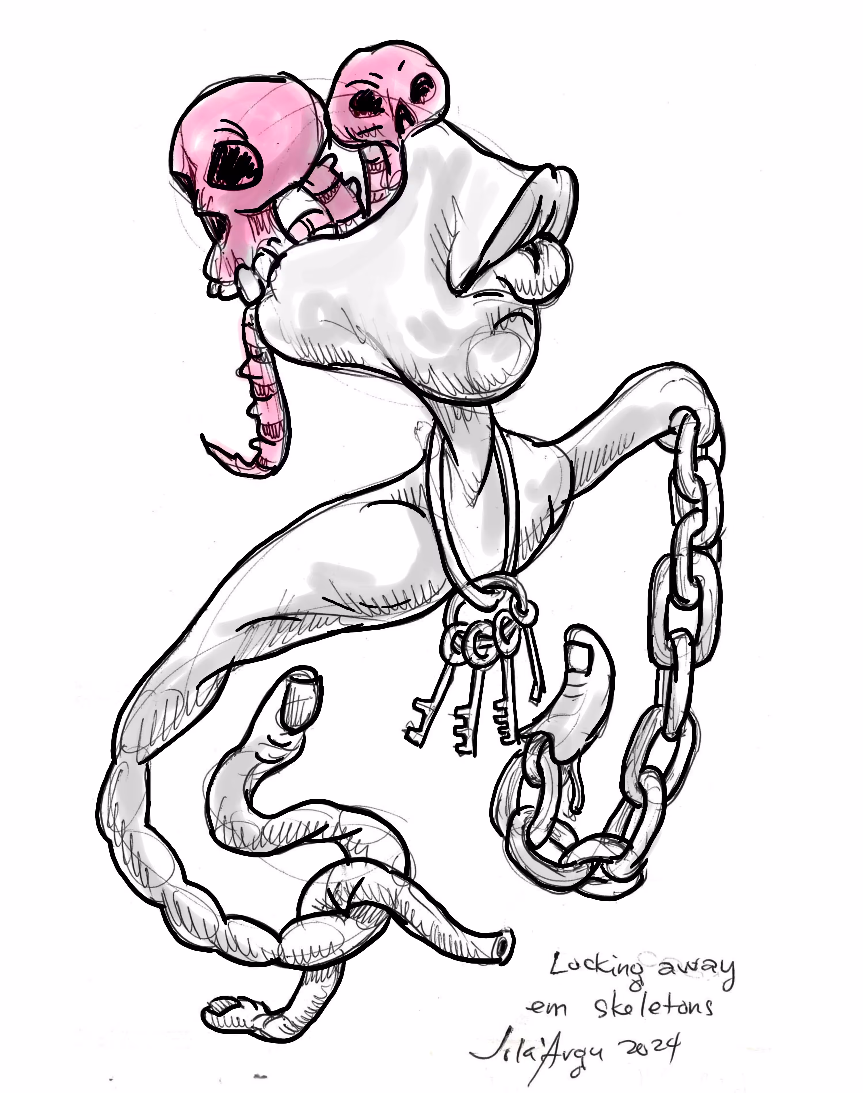 eVerYdaY iz TezDay: locking em skeletons away