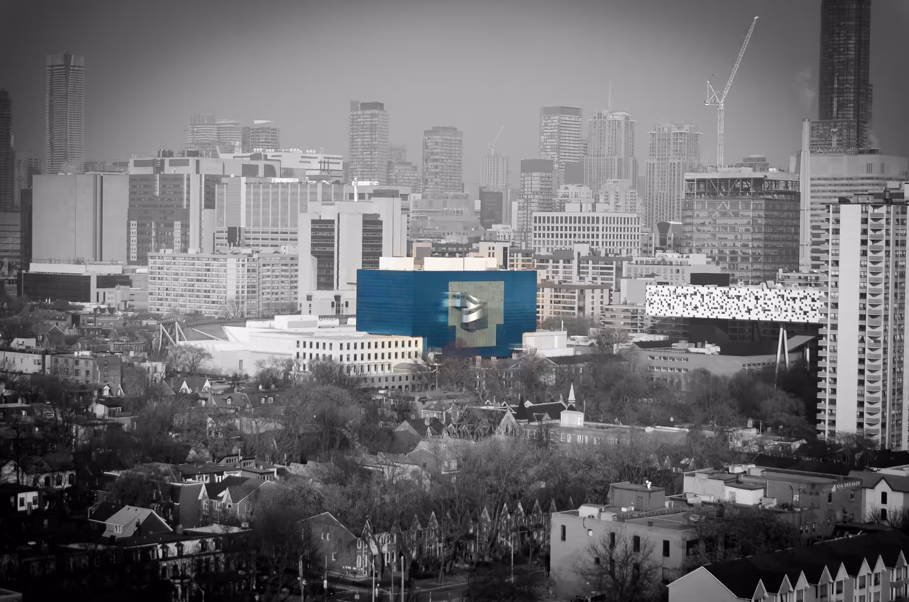 Black & White ... Really?: The Blue Building
