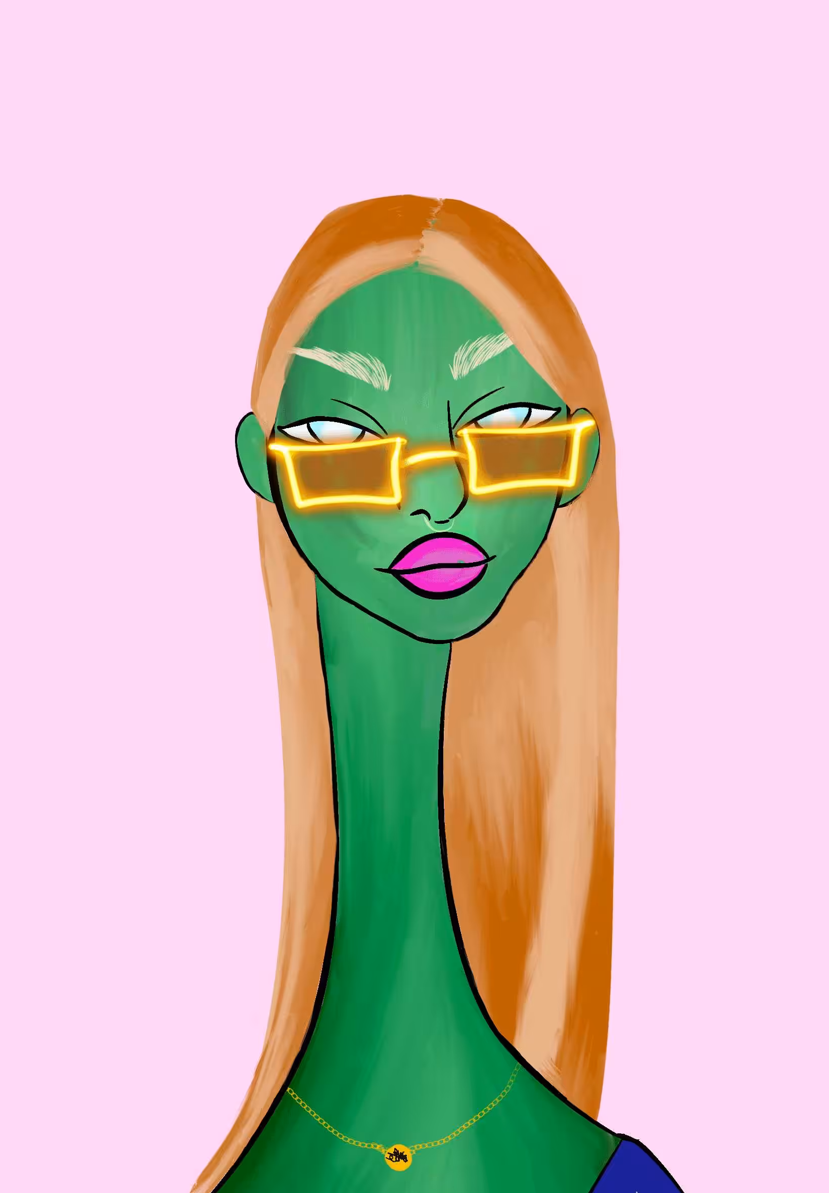 Long Neckie Ladies: Long Neckie Lady #190