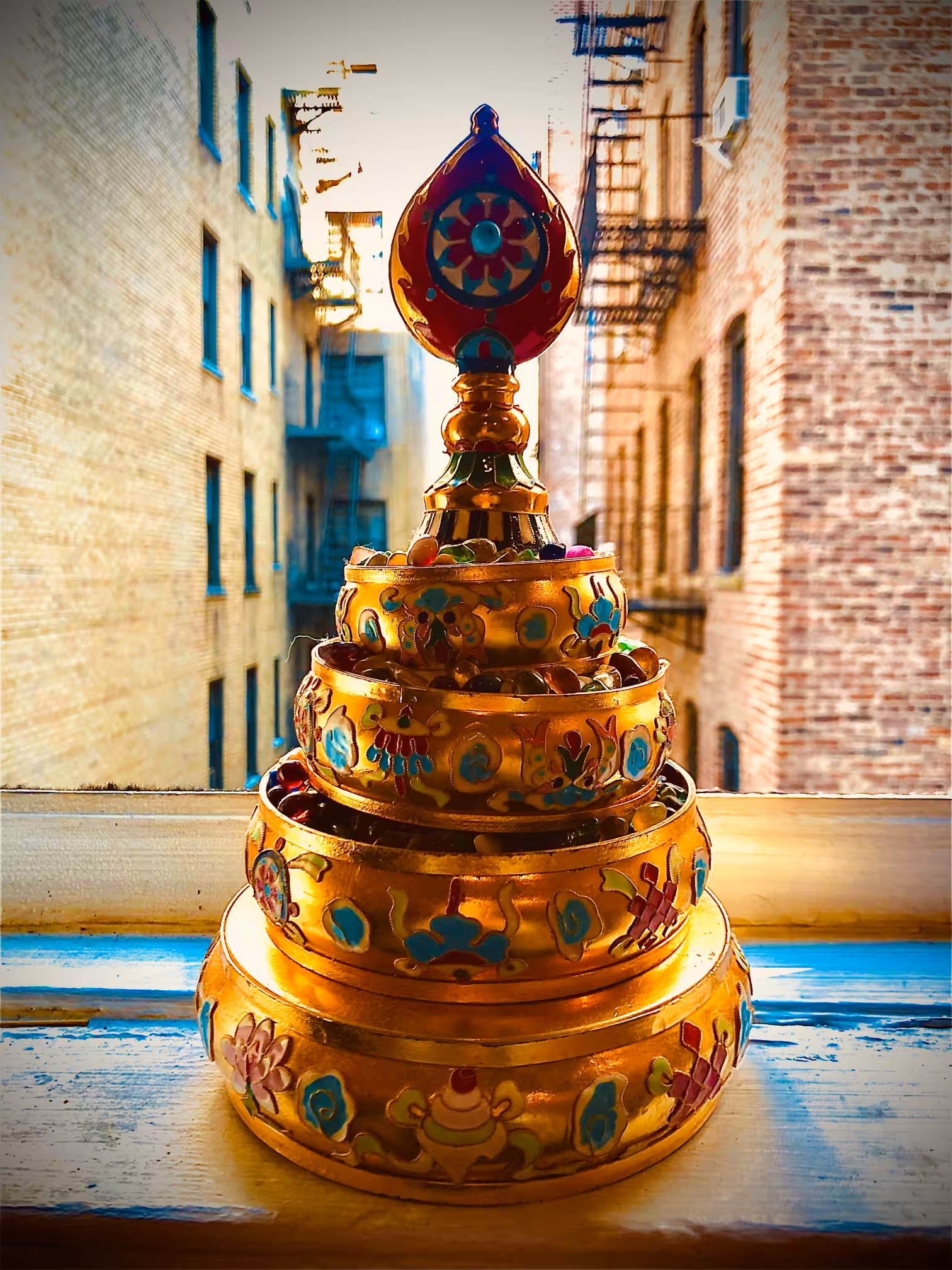 Om Vajra Bhumi Ah Hung