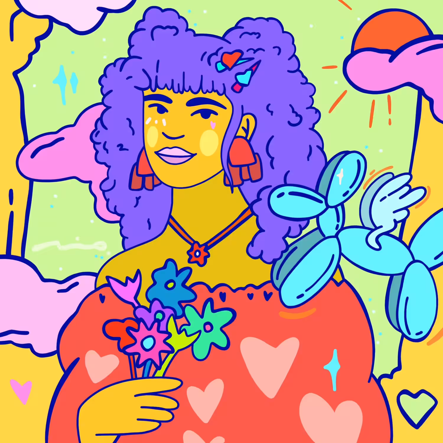 Girl with a balloon