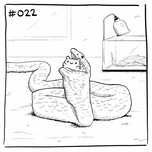 Suicidal Hamster #022 - Snake