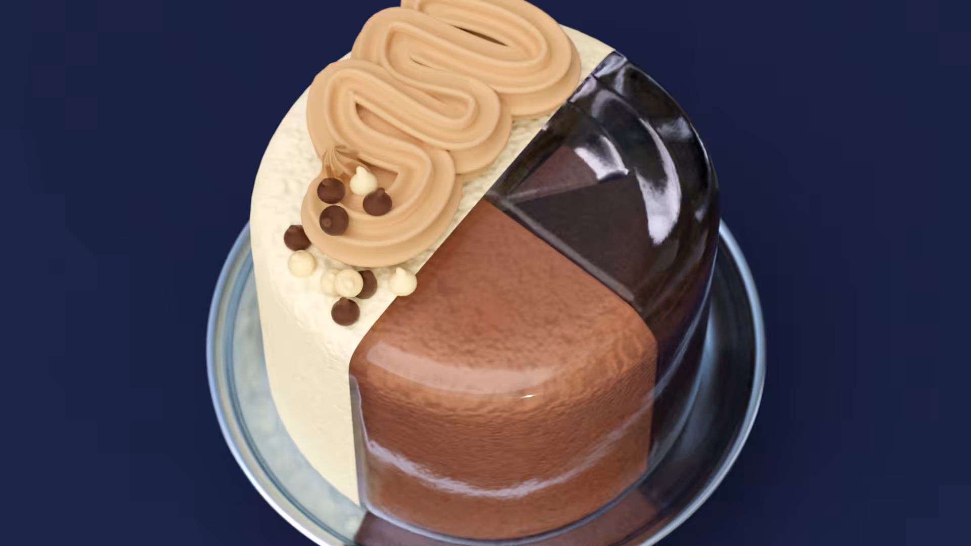 Cake for a youth going on a journey alone - Chocolate