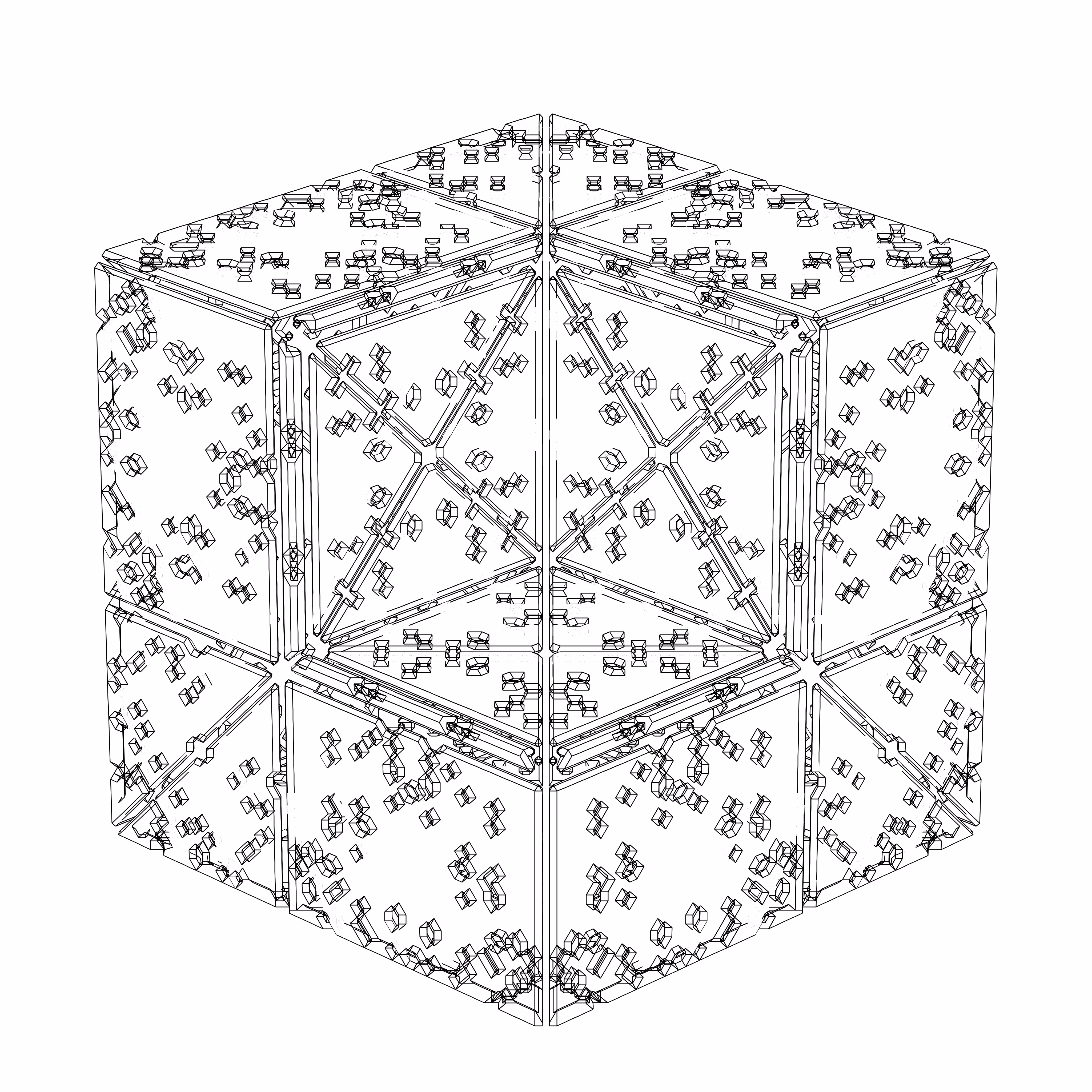 LL21 Alien Art Cube #252