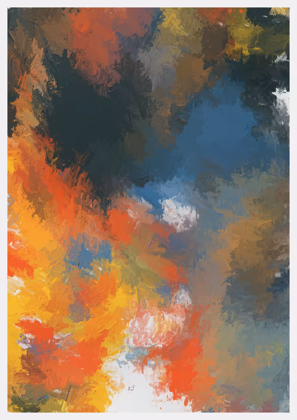 Paysages chromatiques B  #117