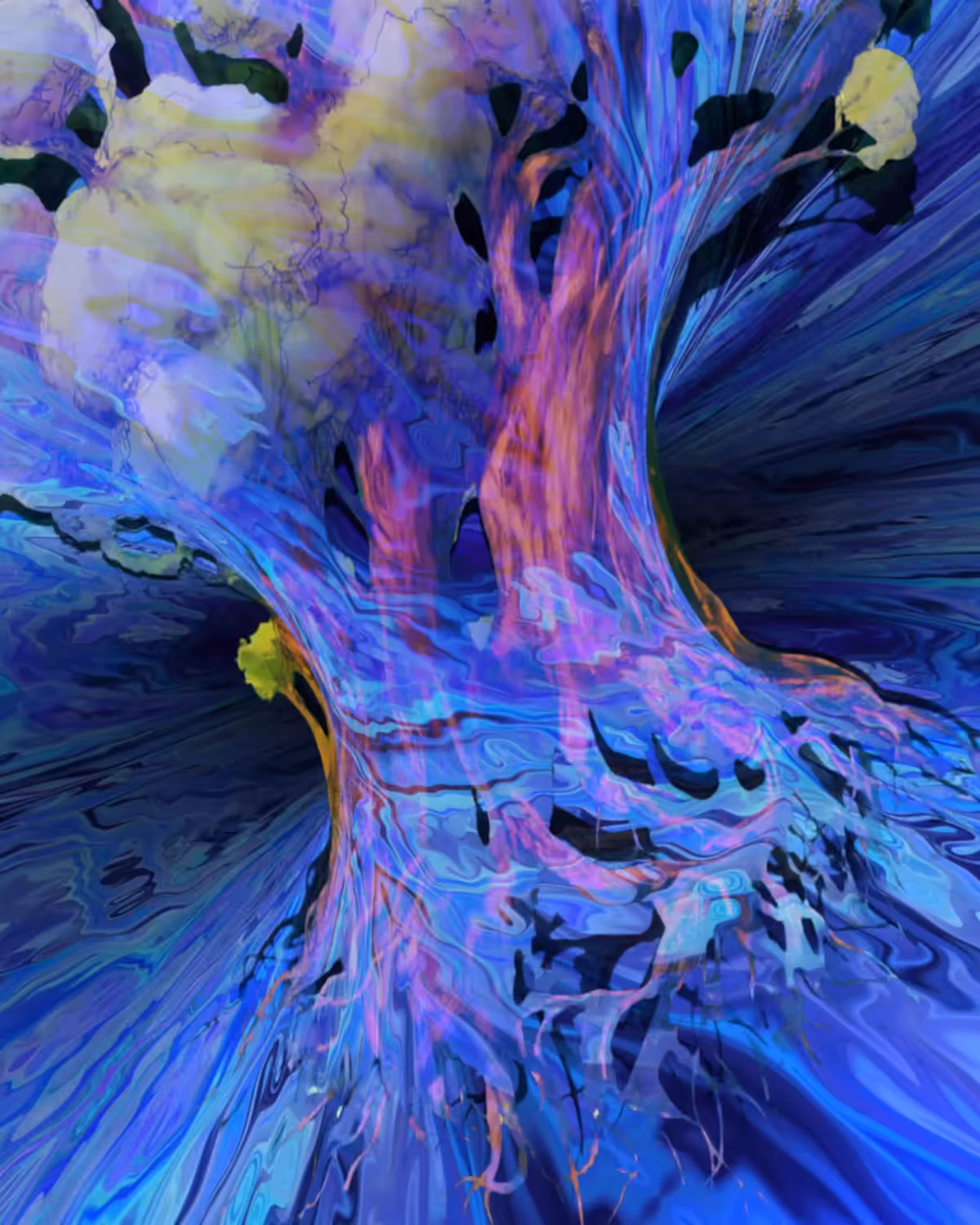 Psychedelic Tree #633 2023  RODICQART X MPOZZECCO