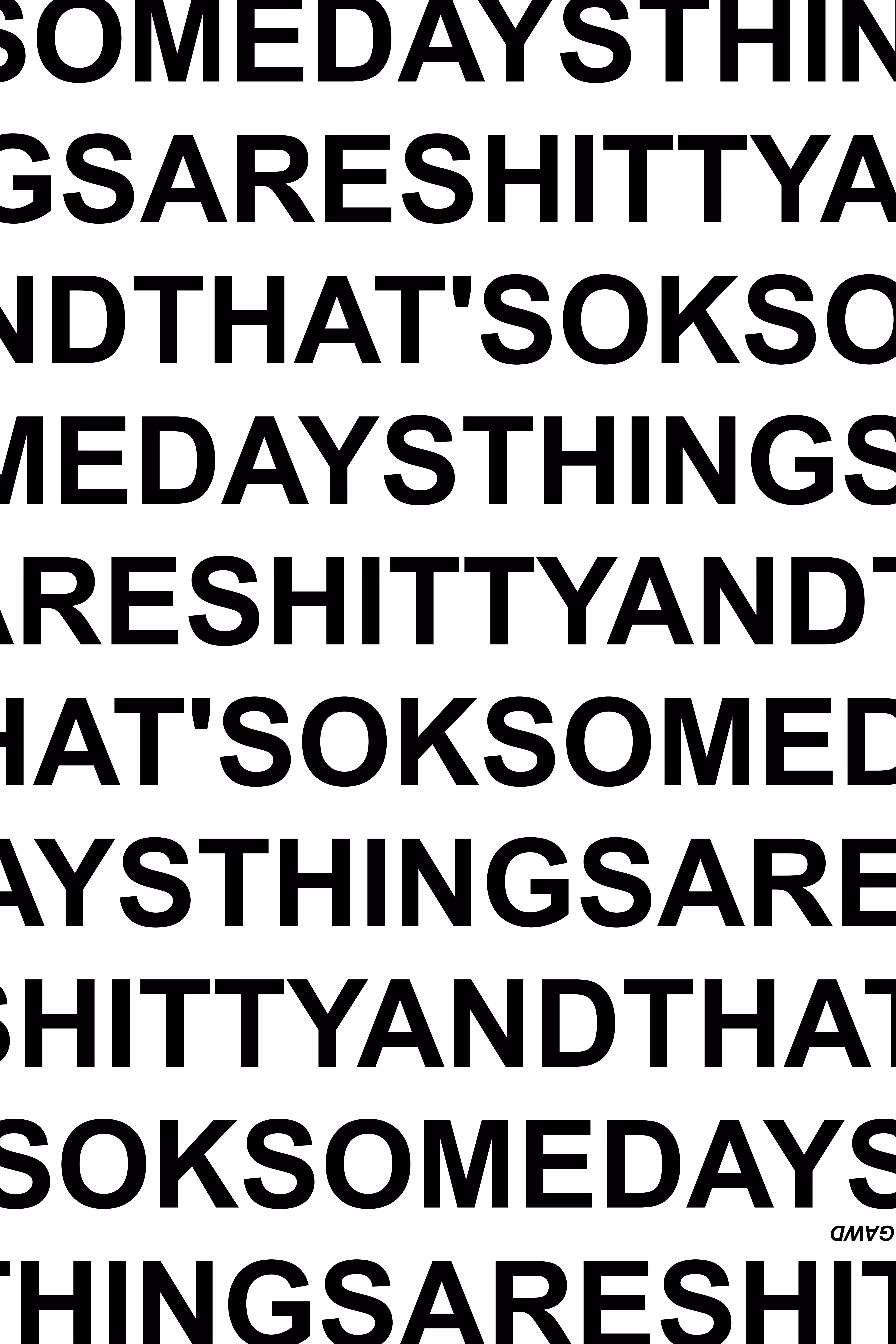 2026 ARTWORK: SOME DAYS THINGS ARE SHITTY AND THAT’S OK (480)