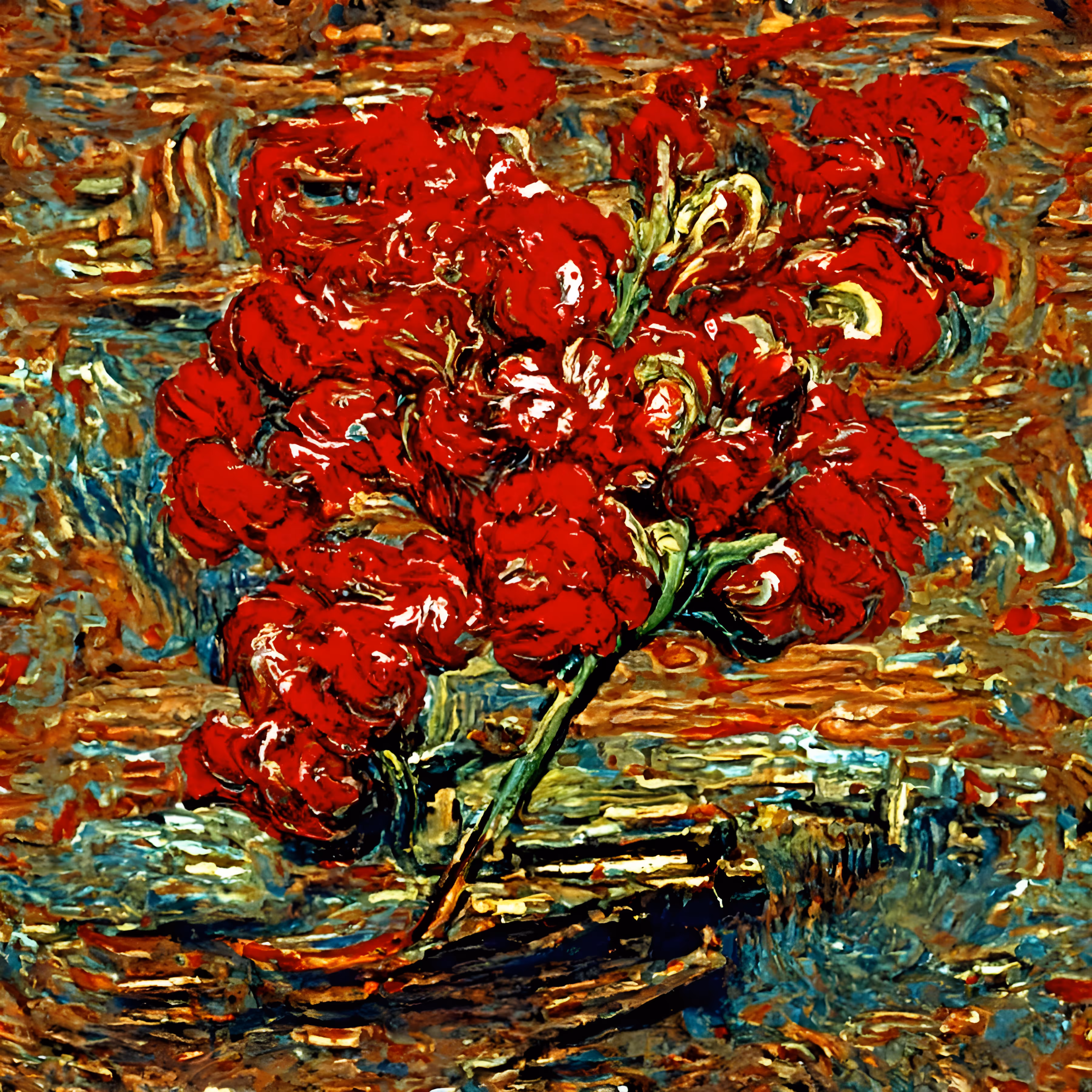 Alizarin Crimson 8K By Van Gogh