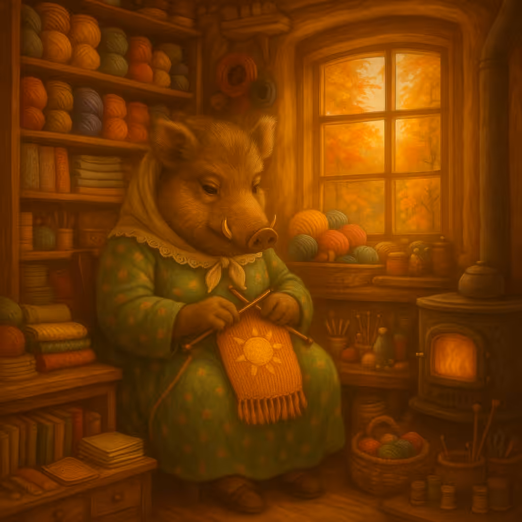 Hyrcanian Forest Mrs Boar Yarn Shop Autumn