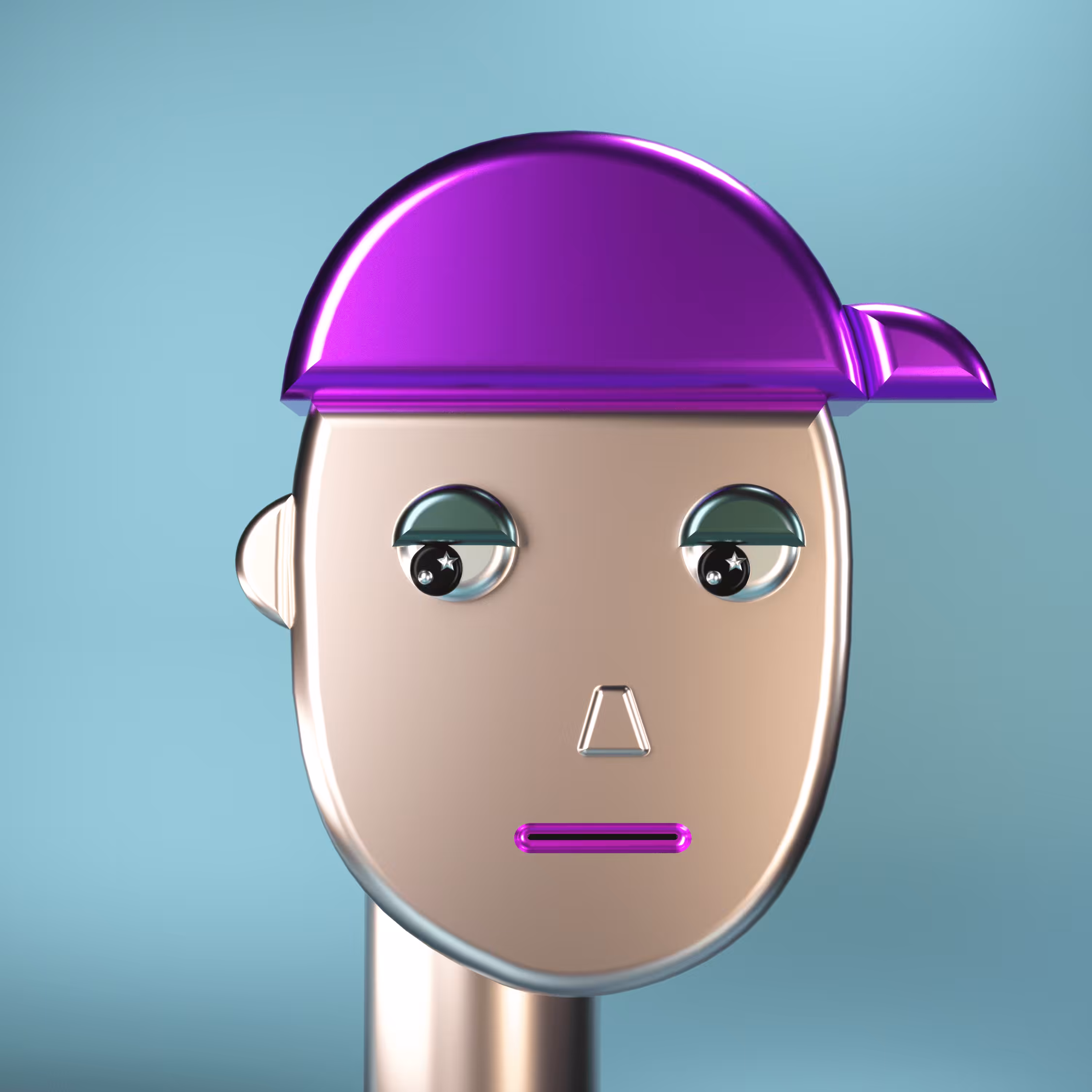 3D Chrome Punks: 3D Chrome Punk #0119