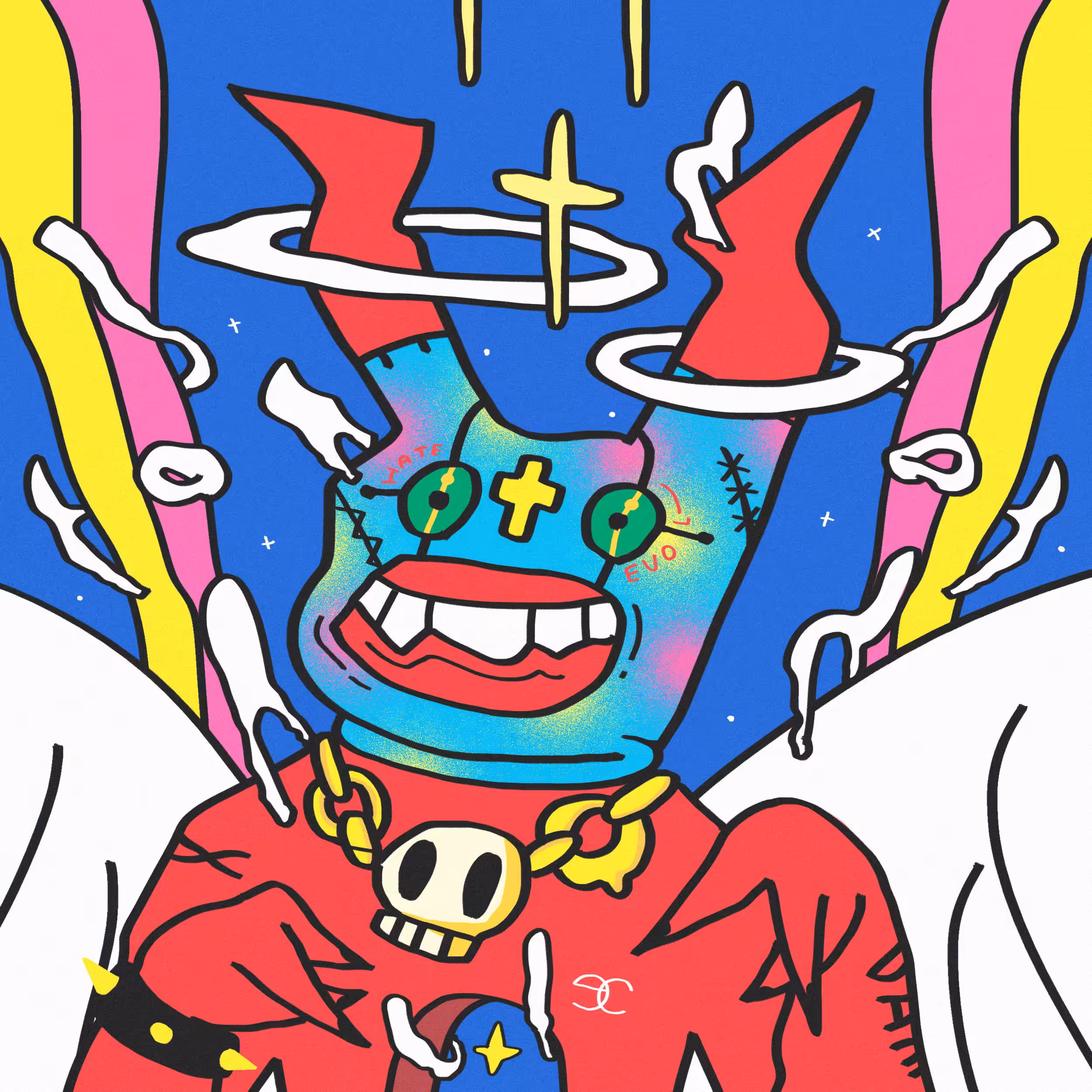 DEMON, EVOLARTCOMP, CROSS {1/1 EDS}