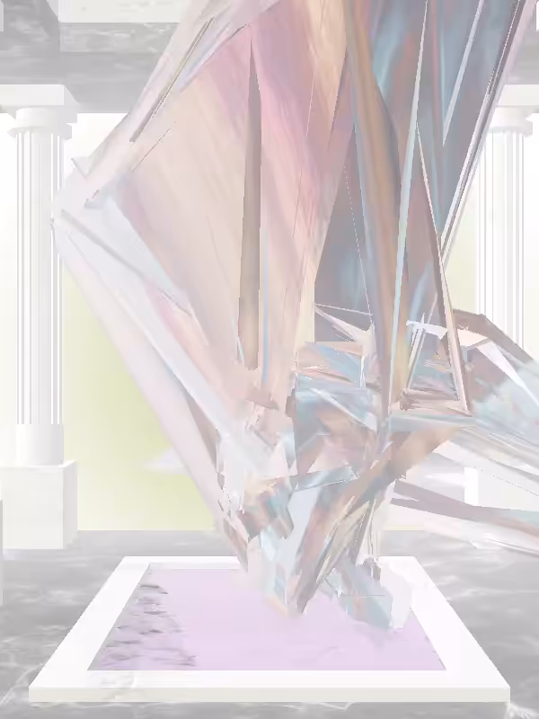 HeavenComputer: The Sneaky Holographic Glow Woman #3837
