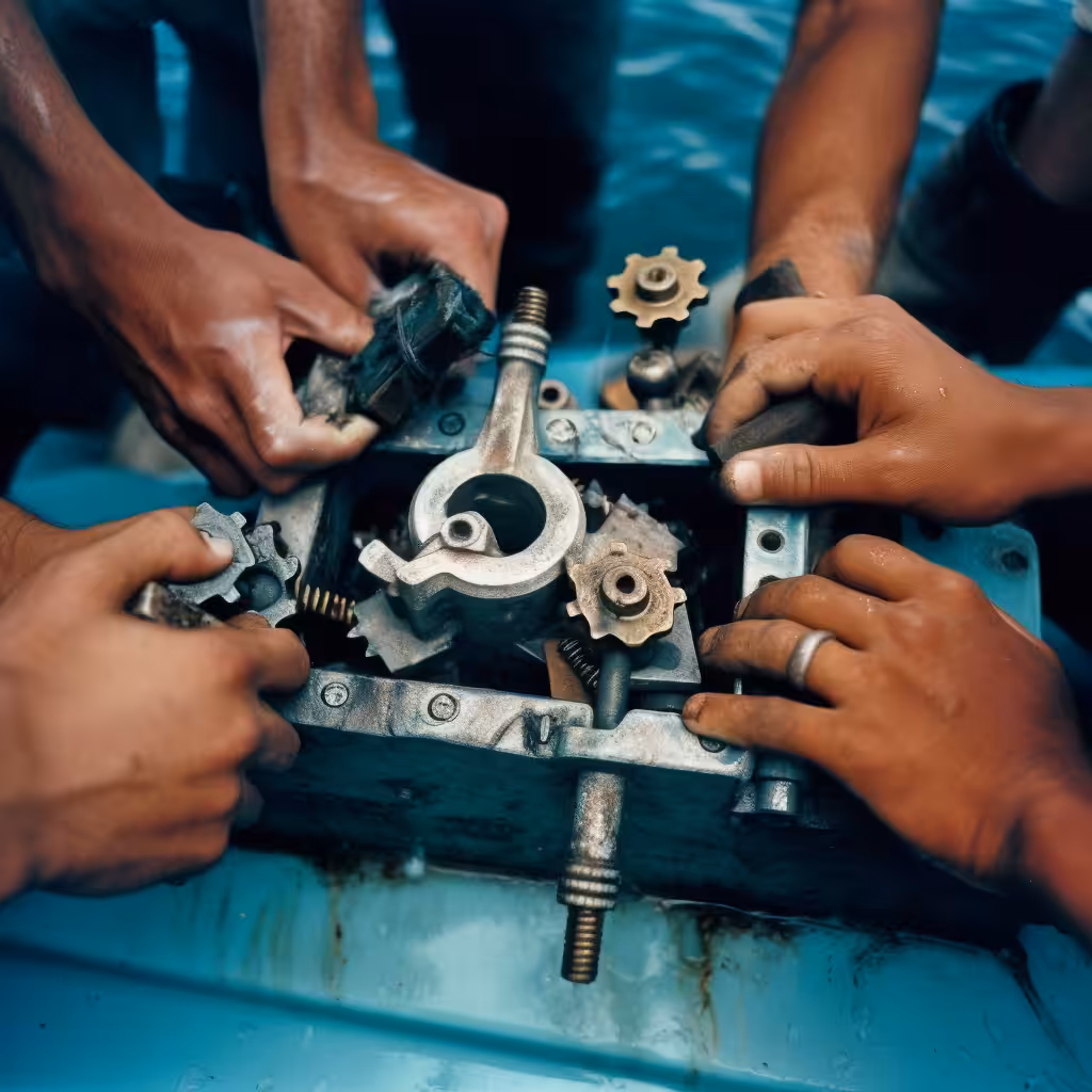 90 Miles: #307 Base Helm Repair