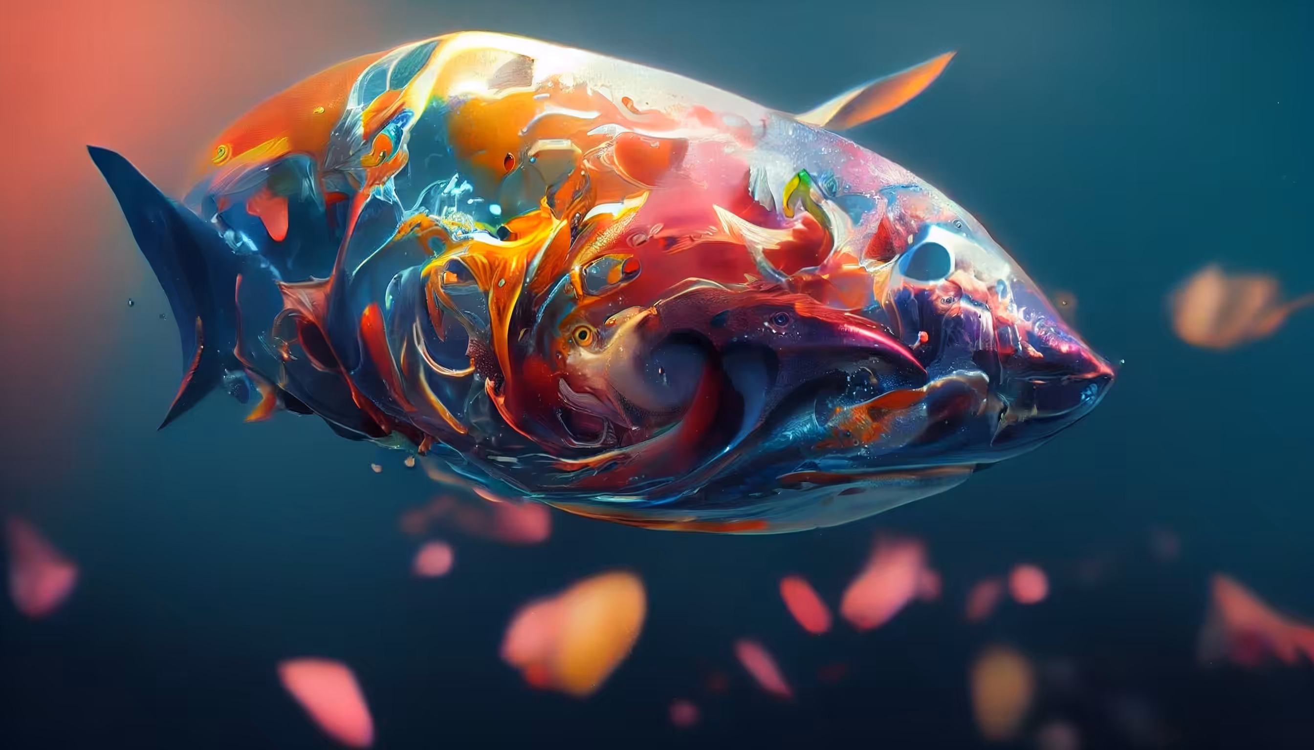 When the light reaches the bottom of the sea #2
