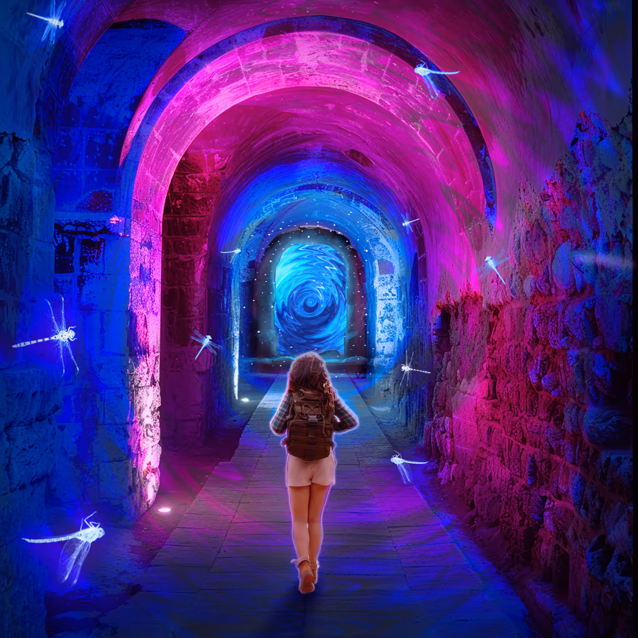 Guided by light