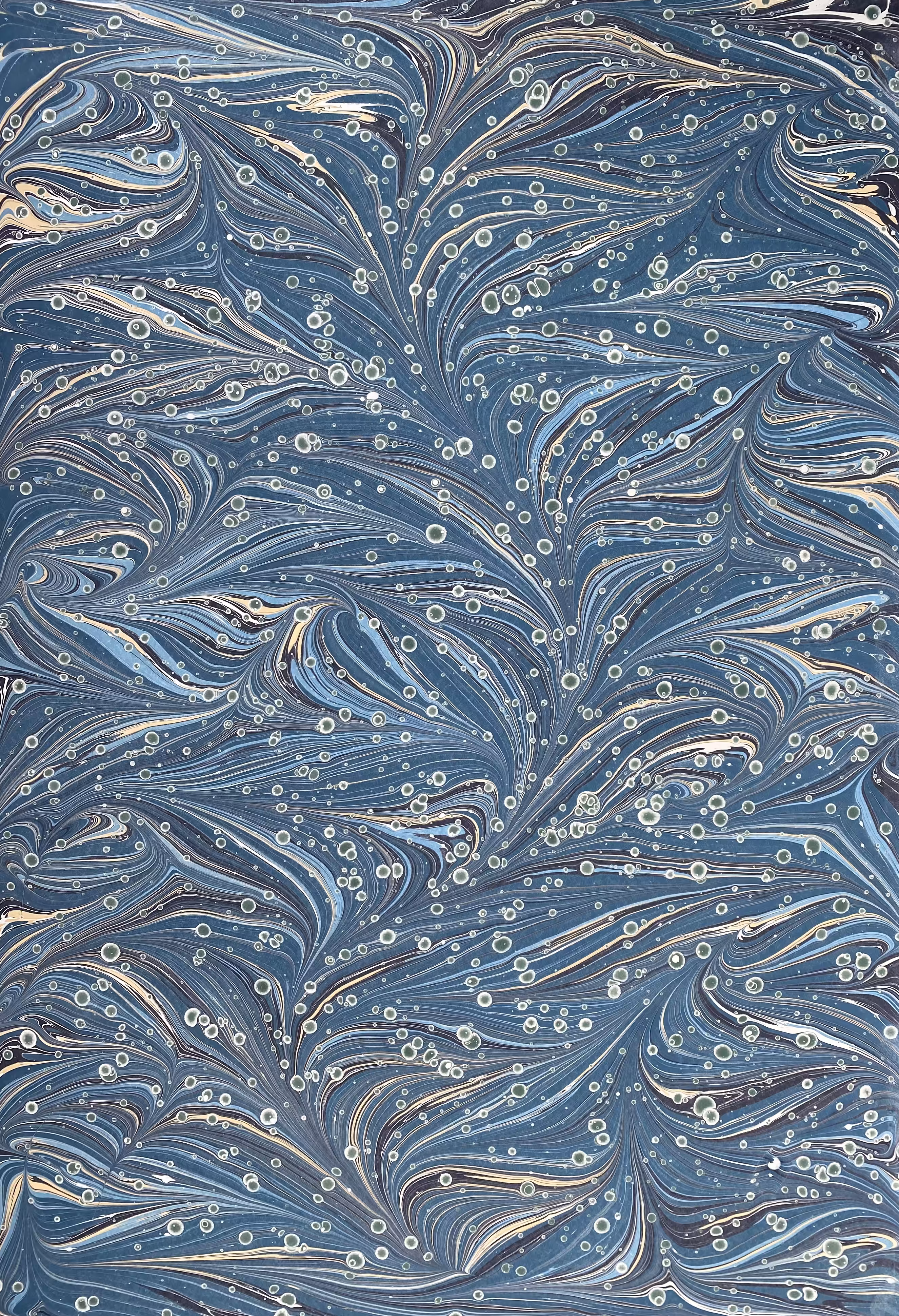 Şal Ebrûsu / Marbling Art #6
