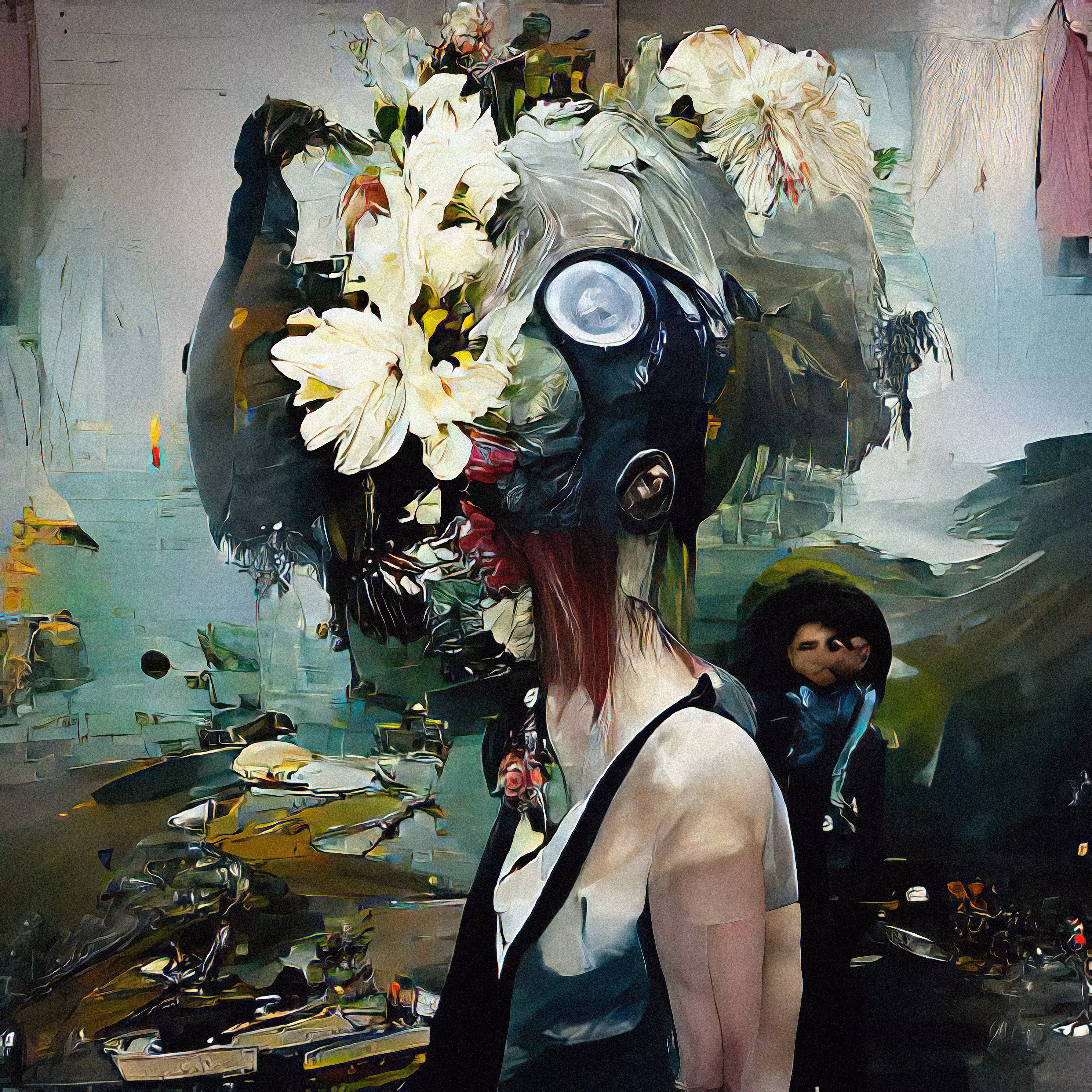 Flowerhead Girl